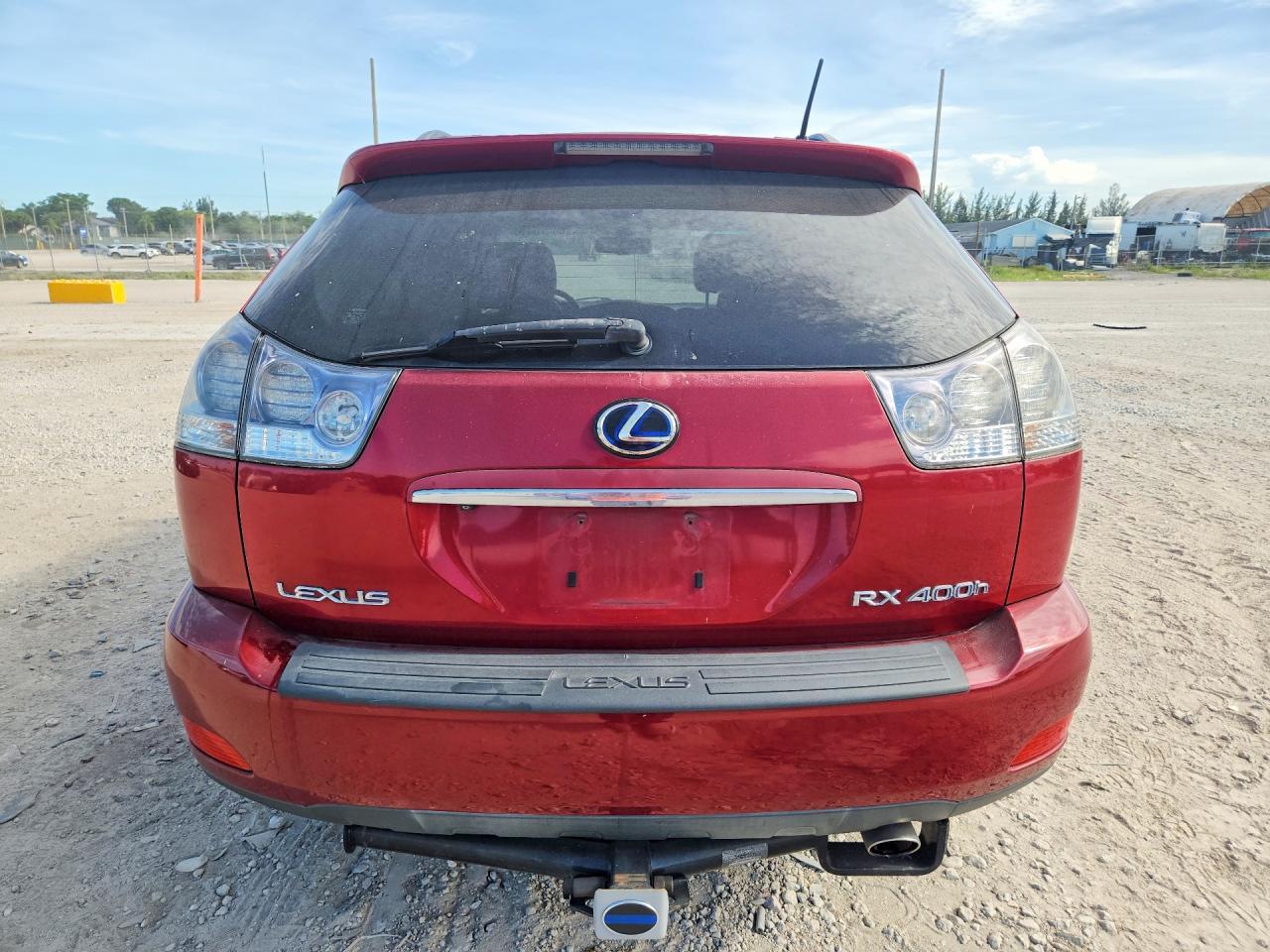 2008 Lexus Rx 400h Red vin: JTJHW31U582047669