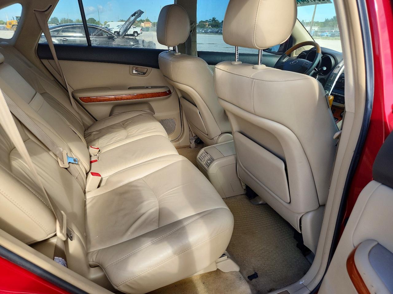 2008 Lexus Rx 400h Red vin: JTJHW31U582047669