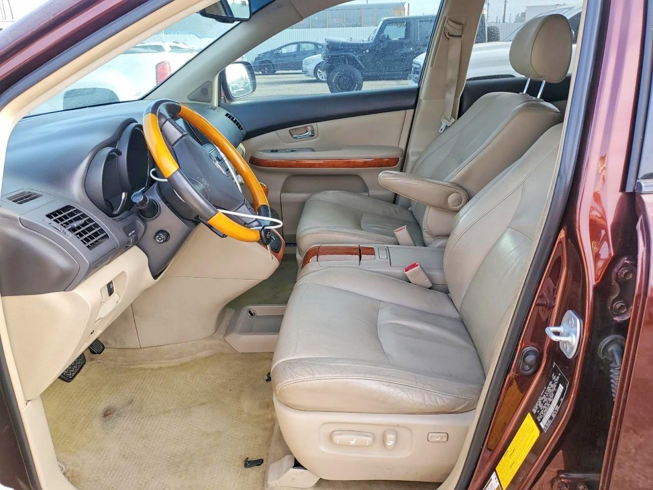 2008 Lexus Rx 400h Burgundy vin: JTJHW31U582851079