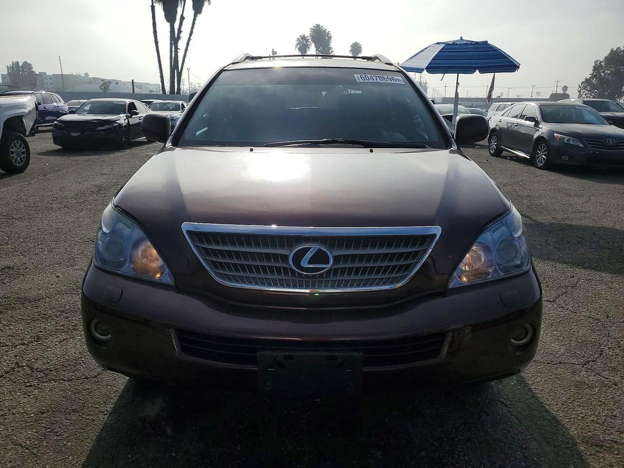 2008 Lexus Rx 400h Burgundy vin: JTJHW31U582851079