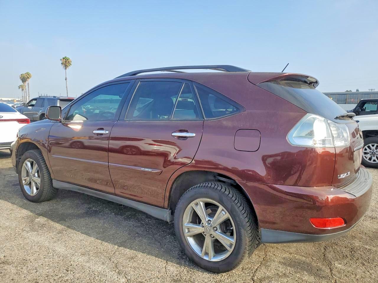 2008 Lexus Rx 400h Burgundy vin: JTJHW31U582851079