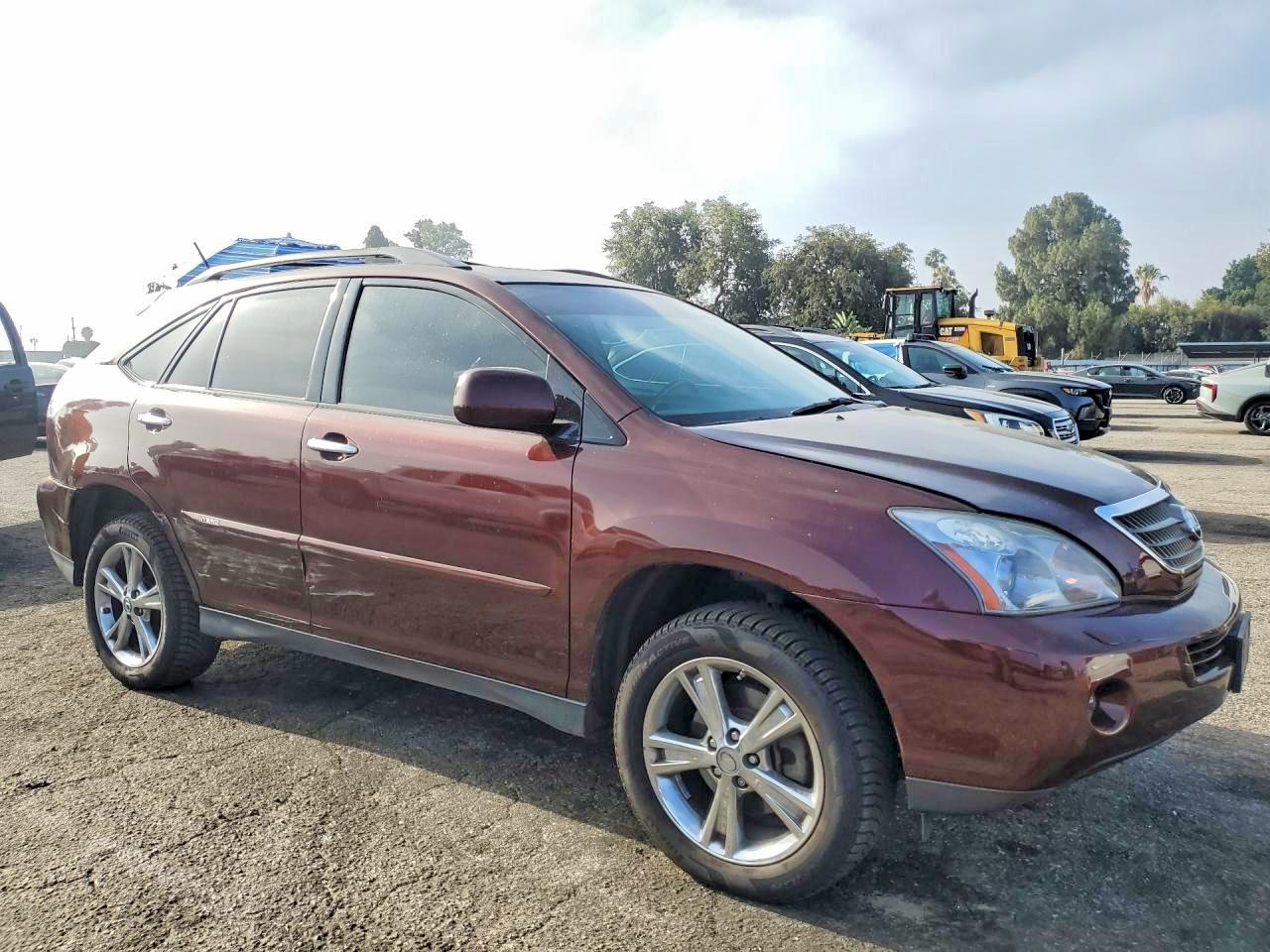 2008 Lexus Rx 400h Burgundy vin: JTJHW31U582851079