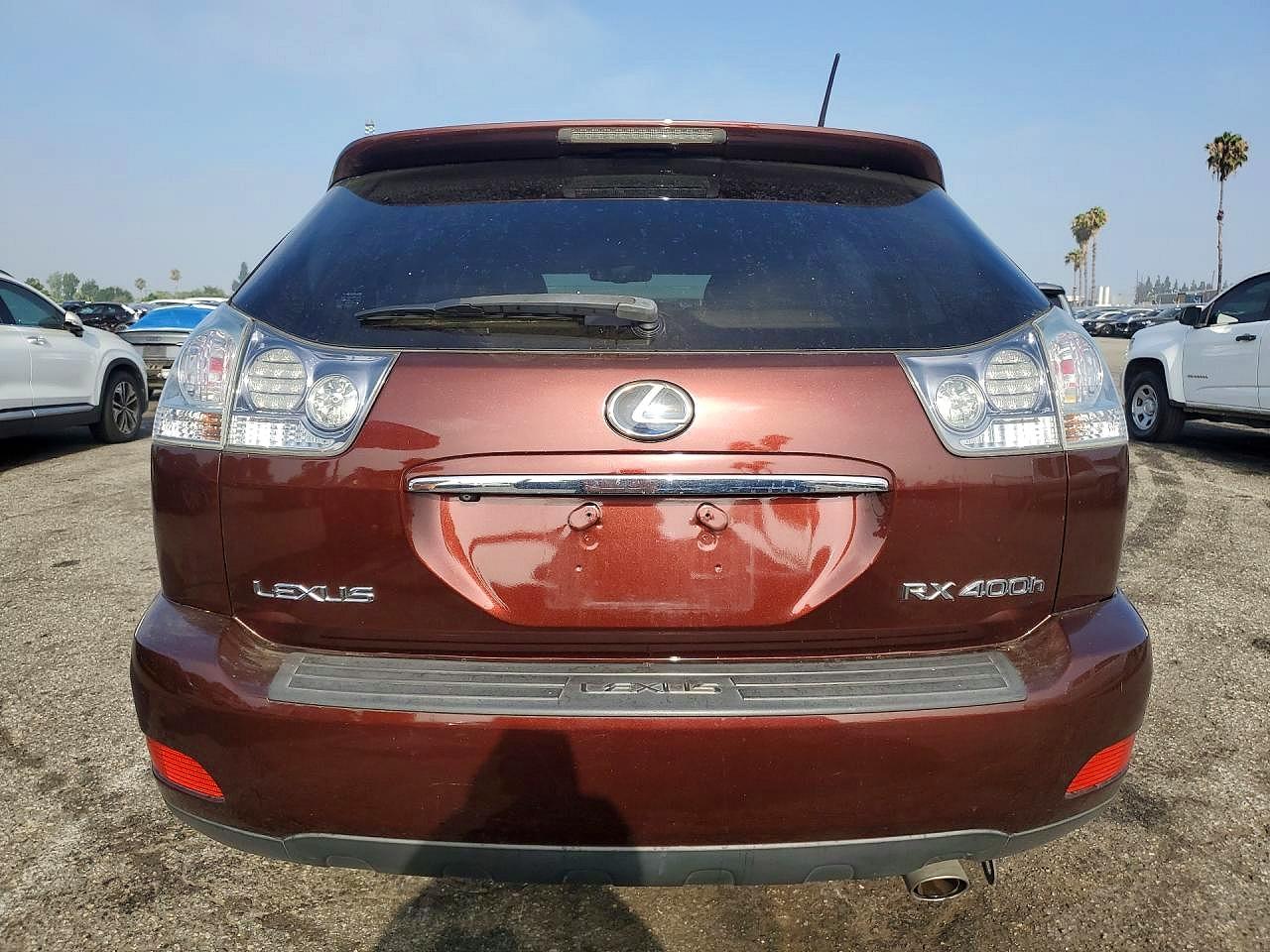 2008 Lexus Rx 400h Burgundy vin: JTJHW31U582851079