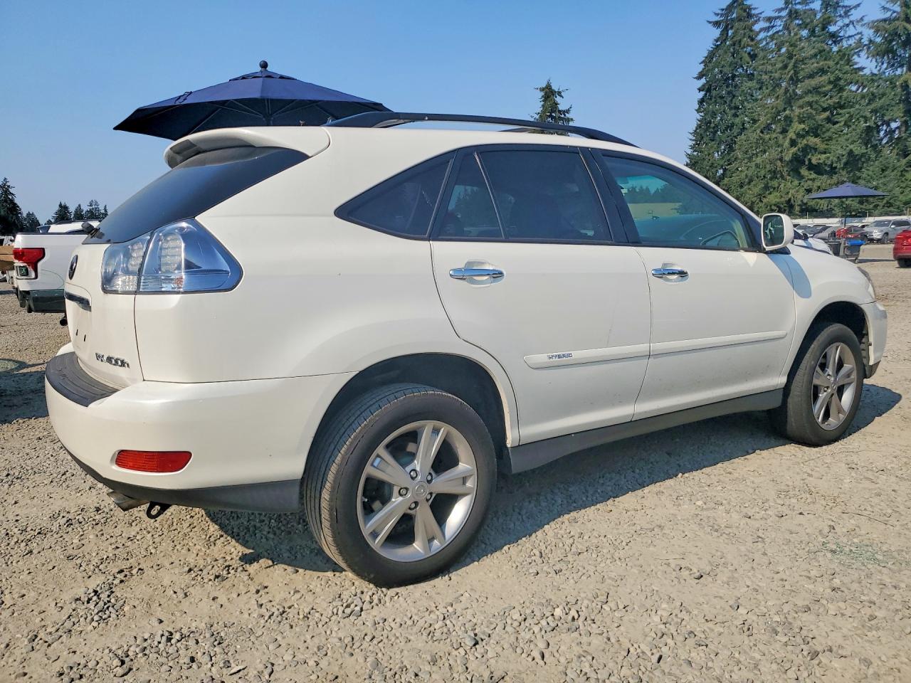 2008 Lexus Rx 400h Белый vin: JTJHW31U582851826