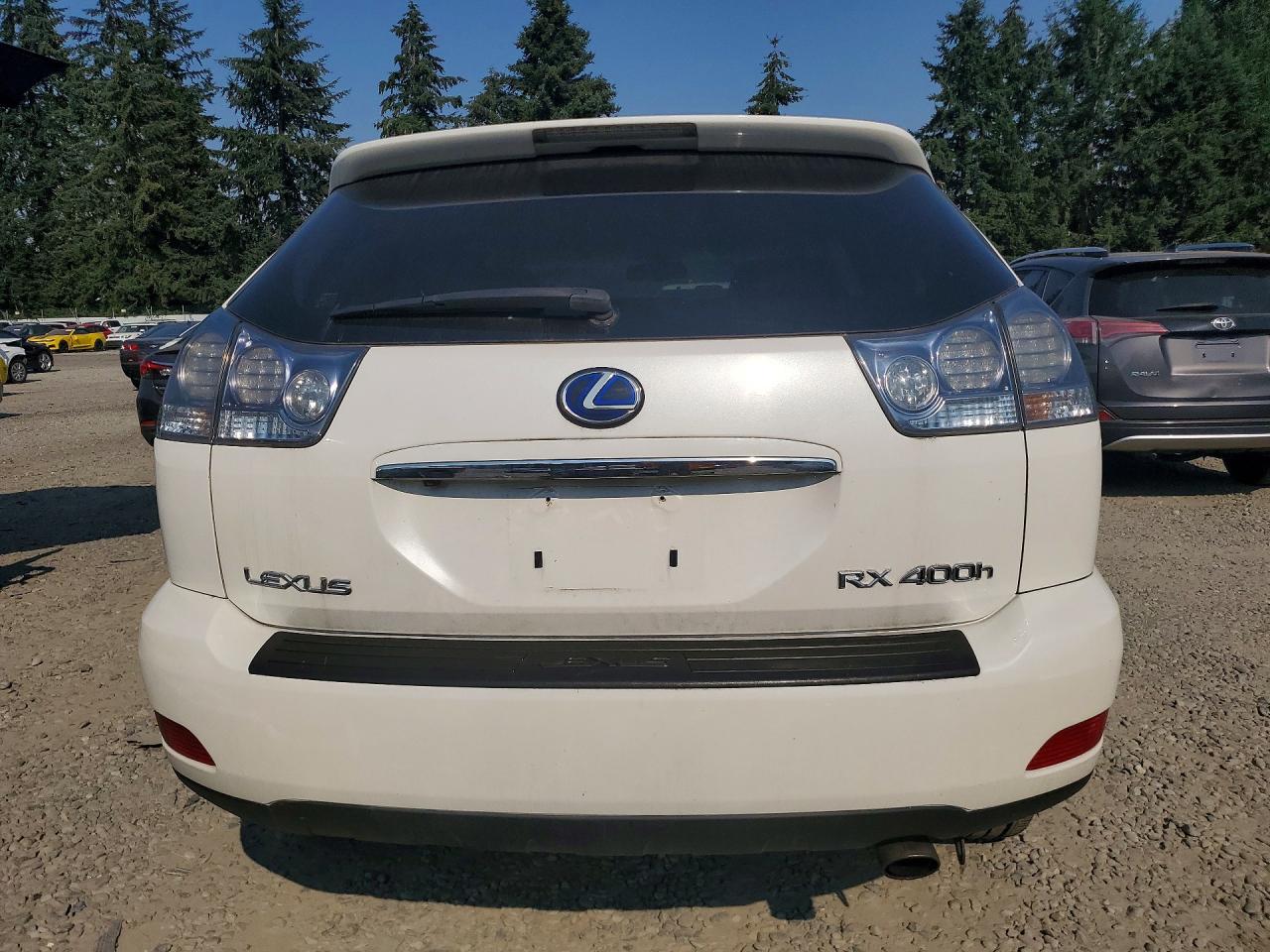 2008 Lexus Rx 400h Белый vin: JTJHW31U582851826
