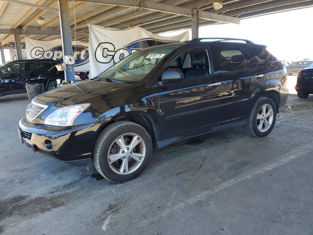 2008 Lexus Rx 400h Black vin: JTJHW31U582855066