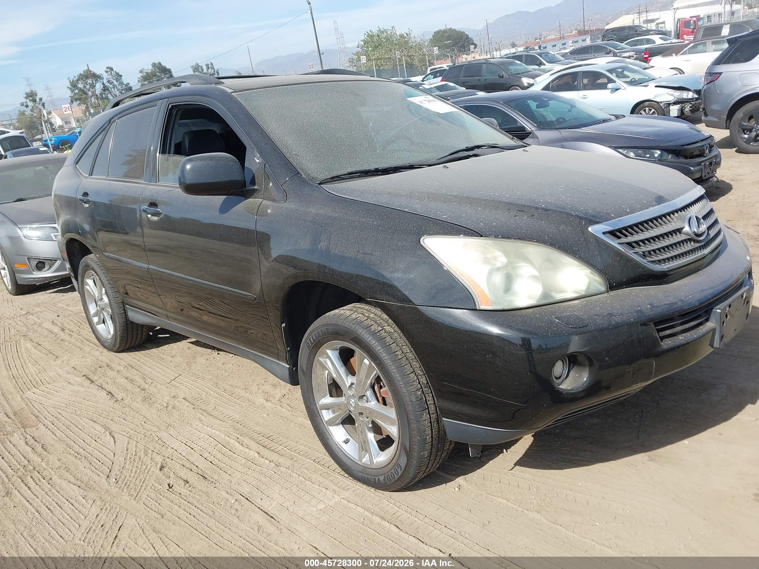 2006 Lexus Rx 400h   Black vin: JTJHW31U660005701