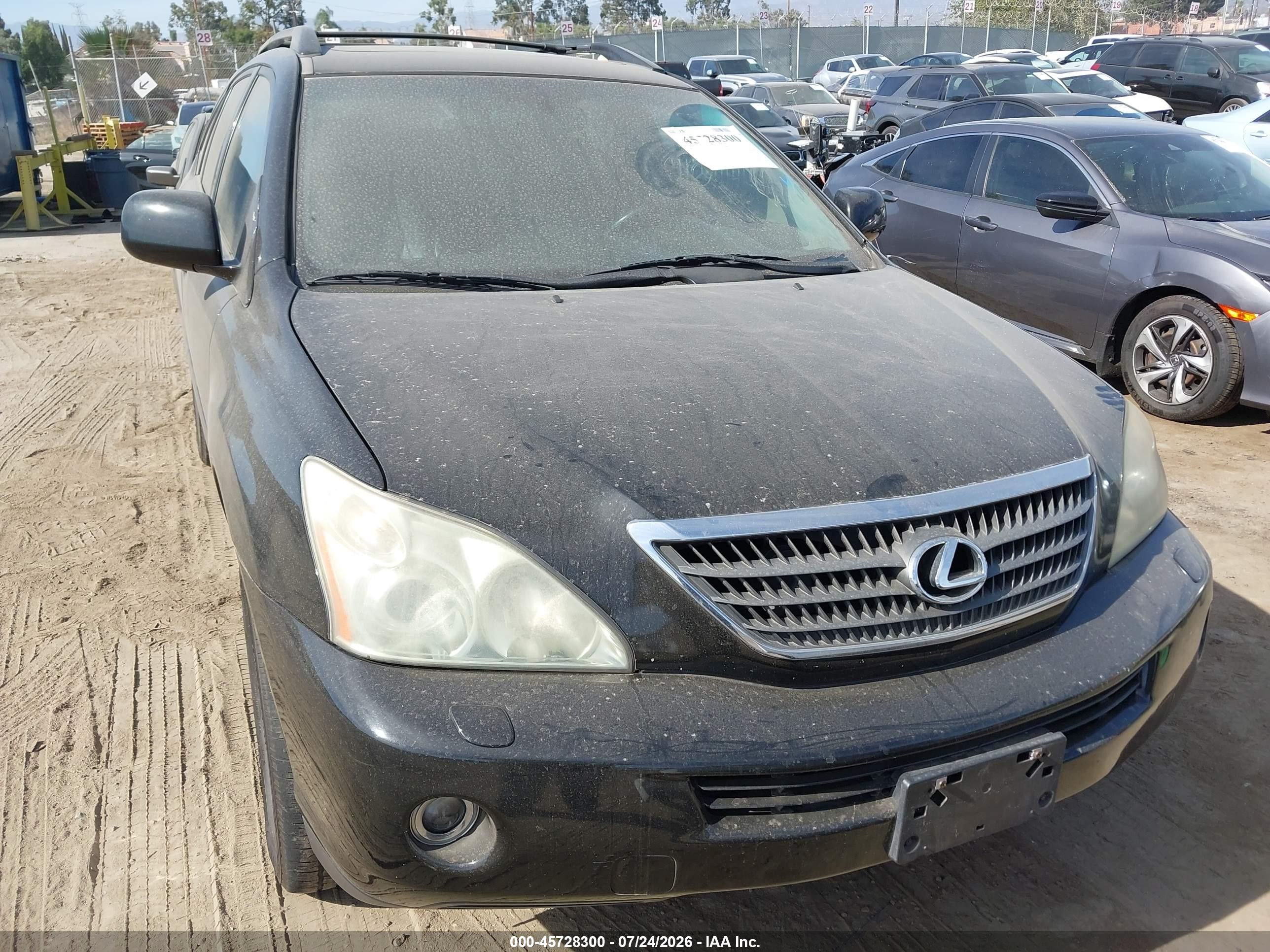 2006 Lexus Rx 400h   Черный vin: JTJHW31U660005701