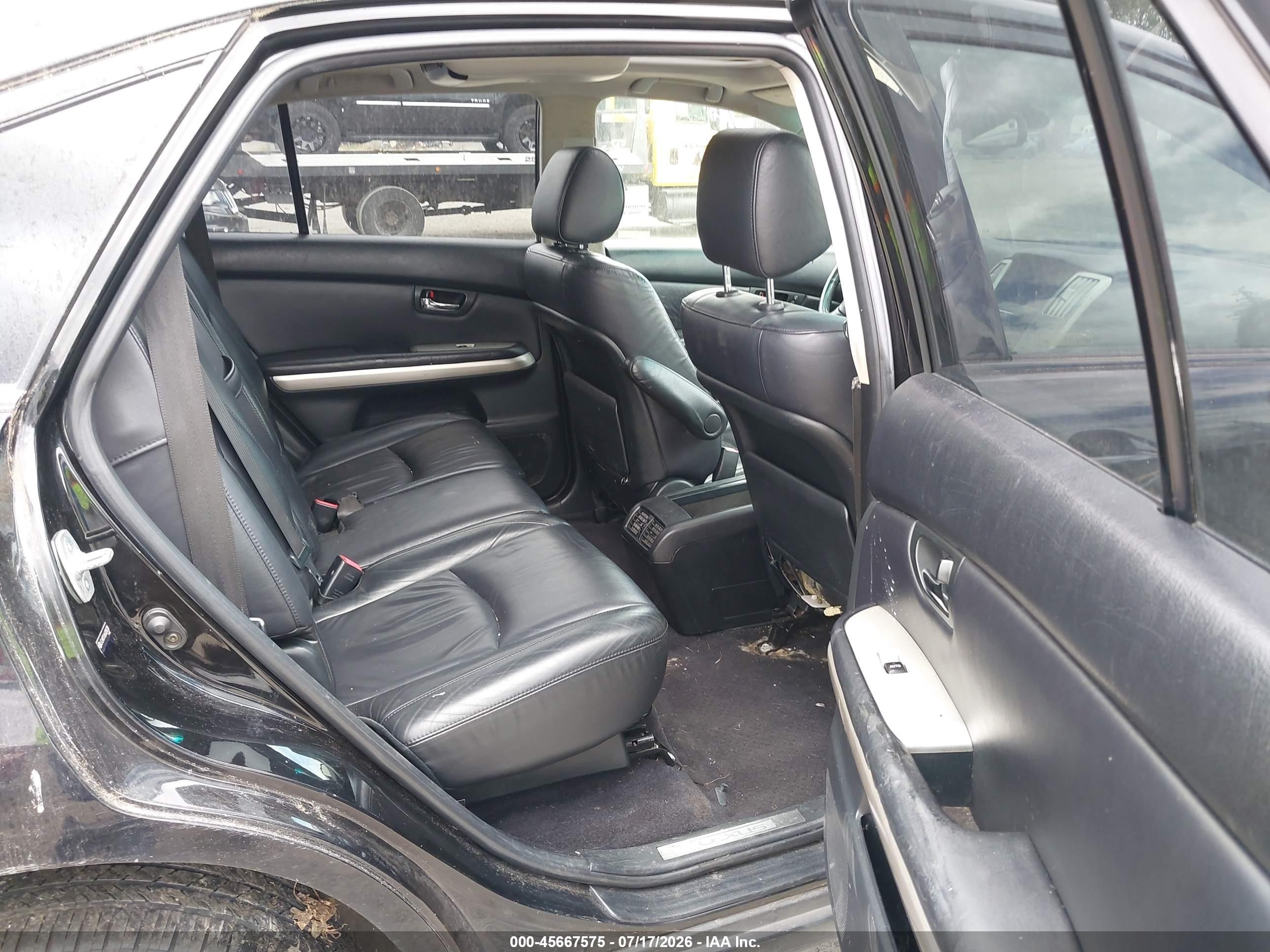 2006 Lexus Rx 400h   Black vin: JTJHW31U660024720