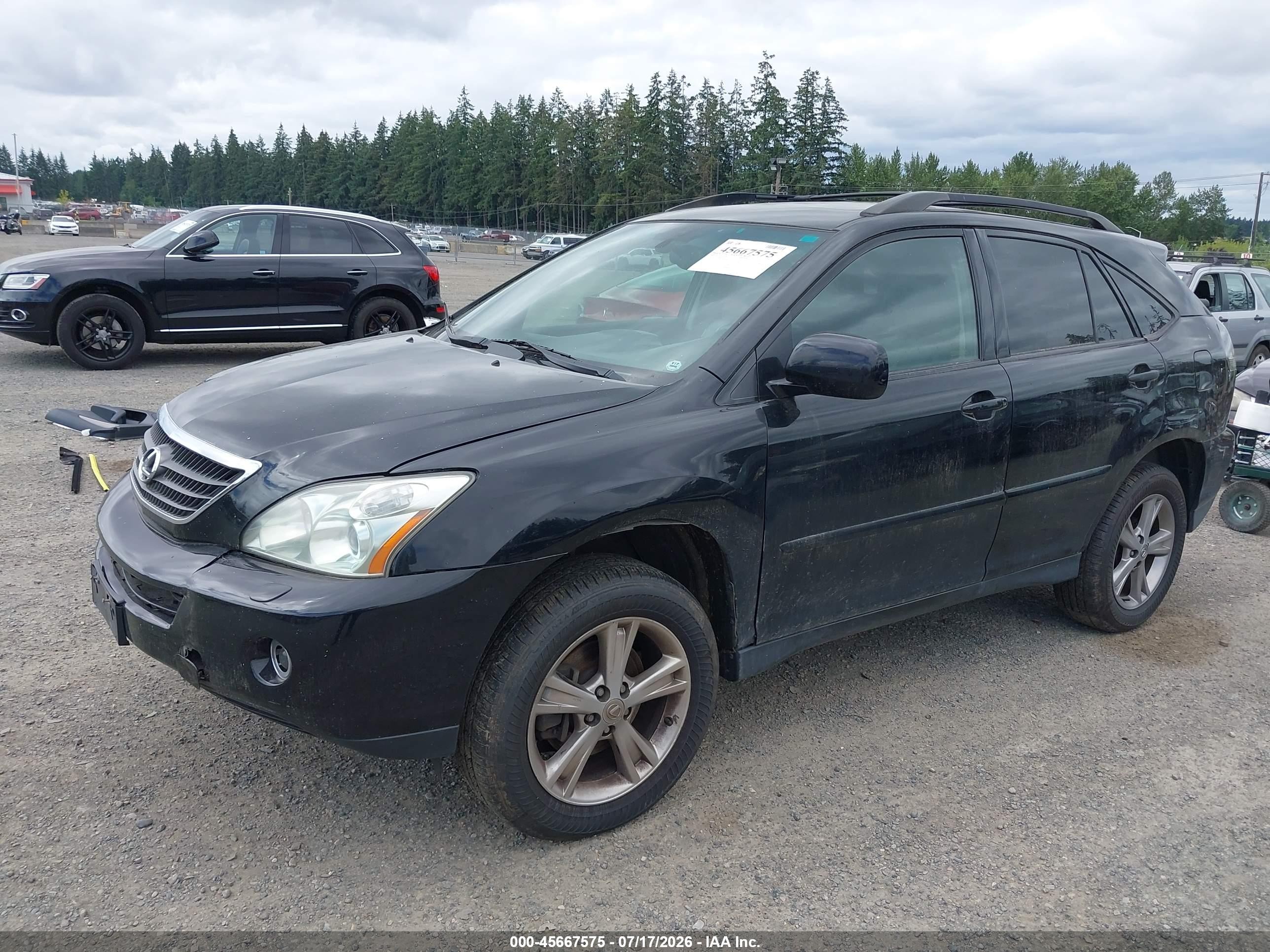 2006 Lexus Rx 400h   Black vin: JTJHW31U660024720