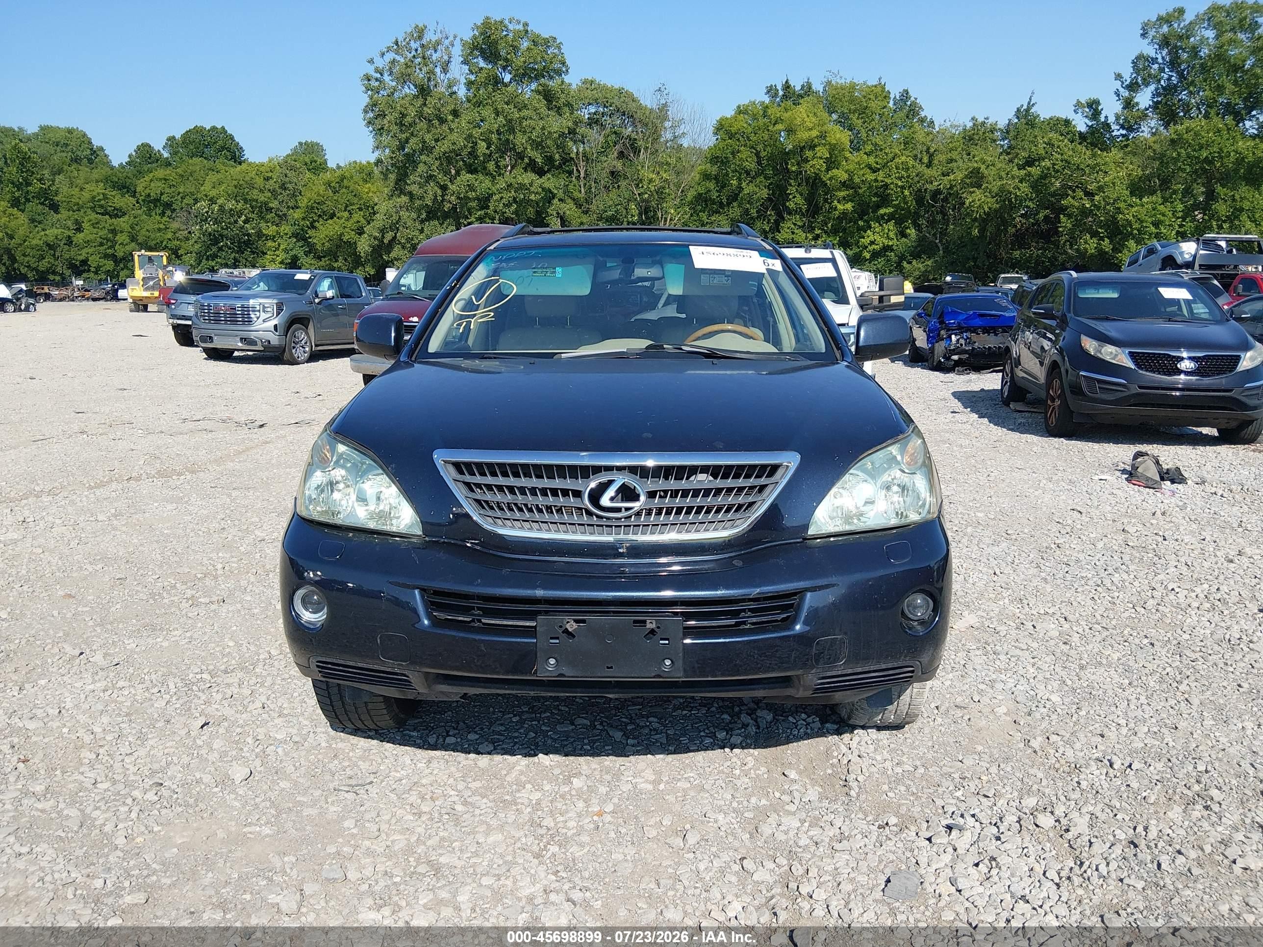 2007 Lexus Rx 400h   Blue vin: JTJHW31U672009172