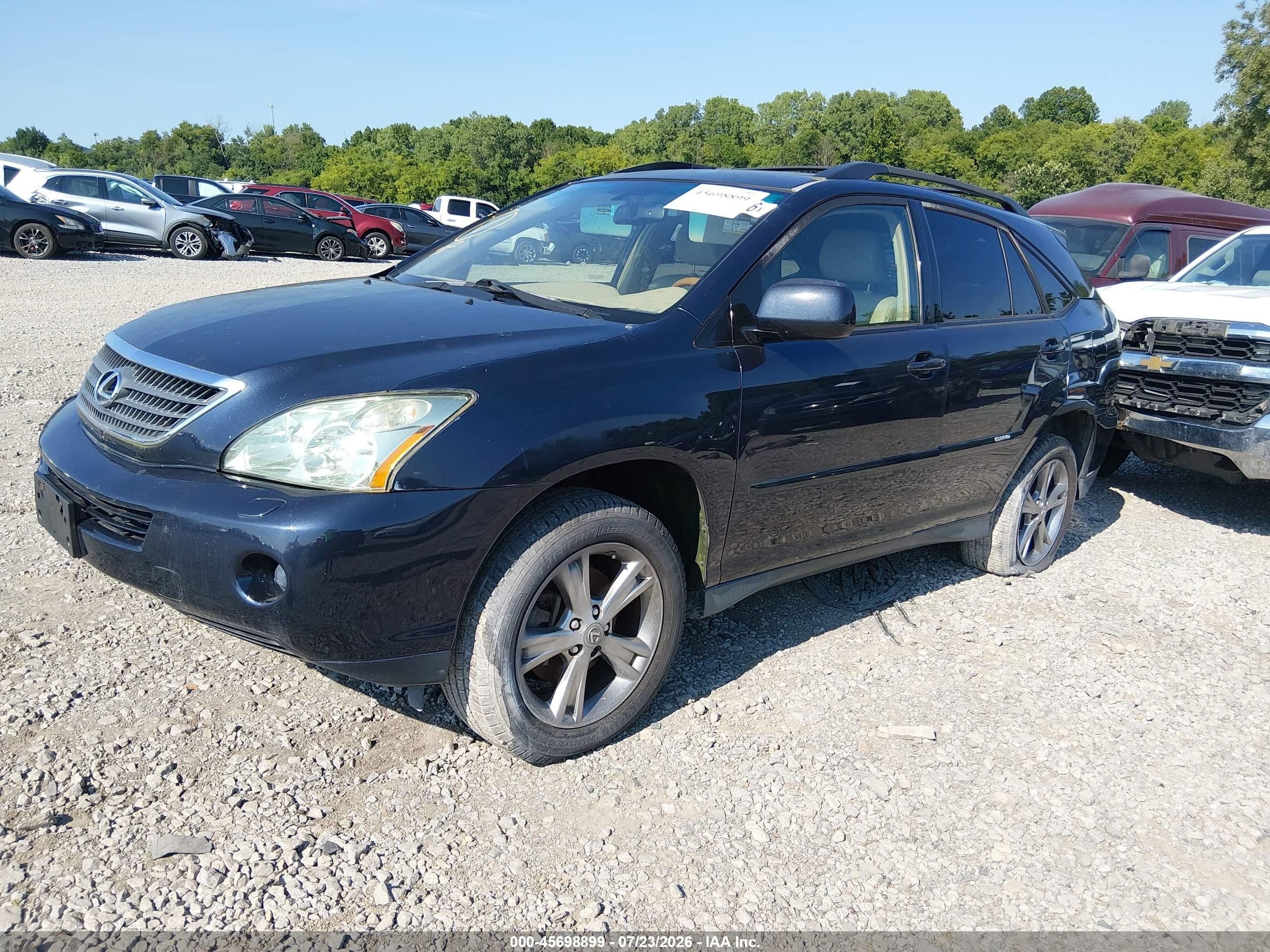 2007 Lexus Rx 400h   Blue vin: JTJHW31U672009172