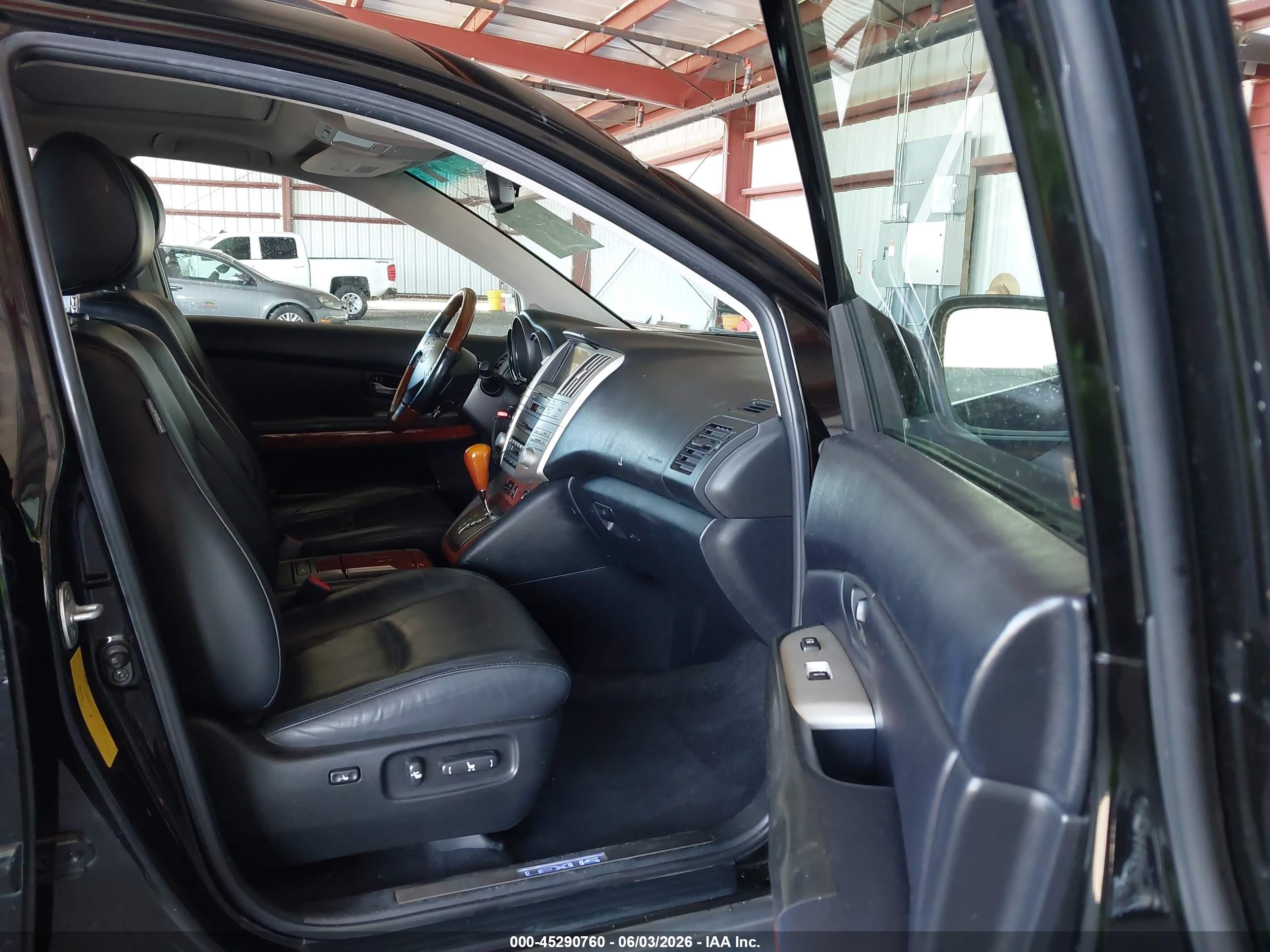 2008 Lexus Rx 400h   Black vin: JTJHW31U682852287