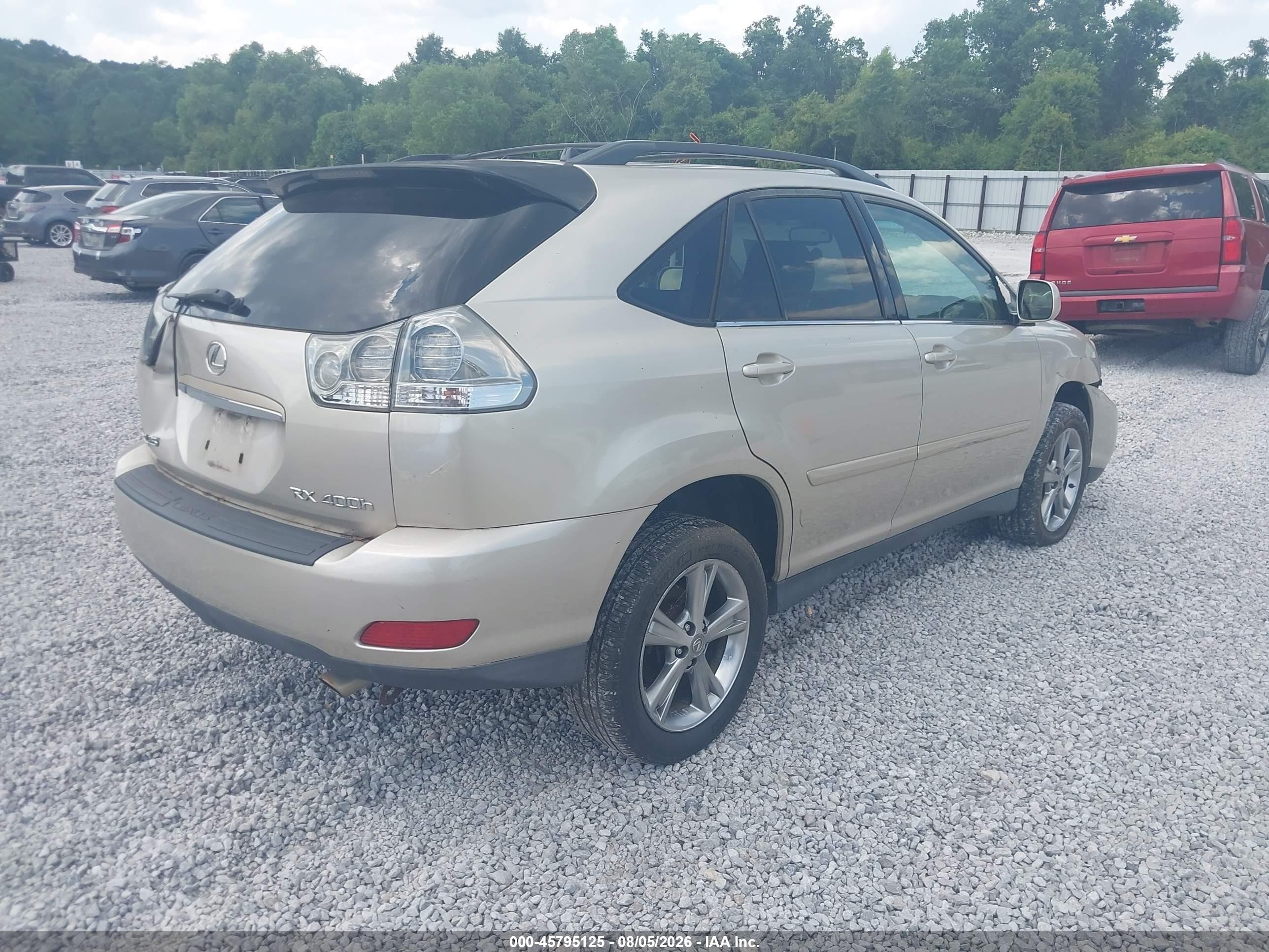 2006 Lexus Rx 400h   Gold vin: JTJHW31U760010390