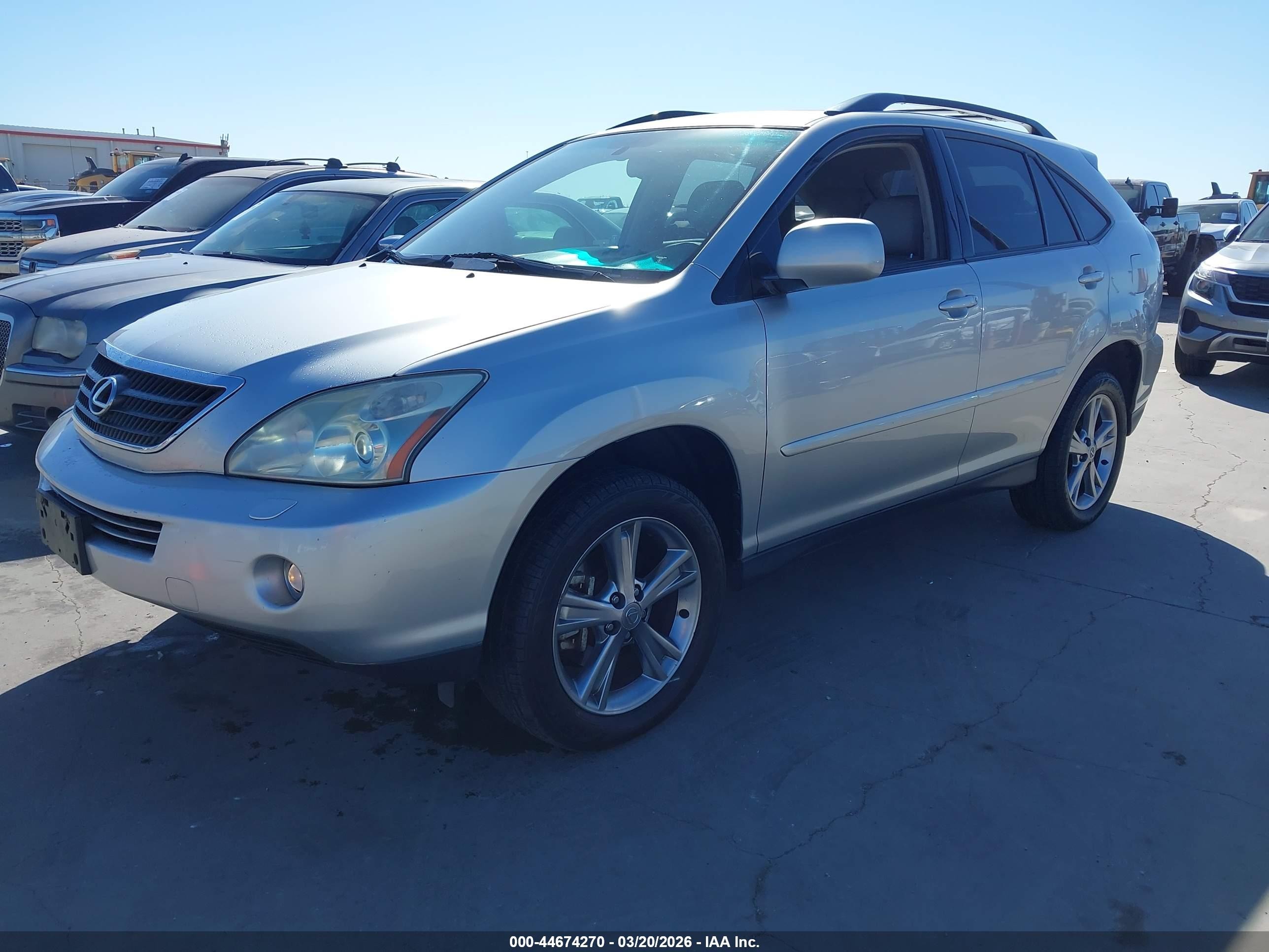 2006 Lexus Rx 400h   Silver vin: JTJHW31U760033586