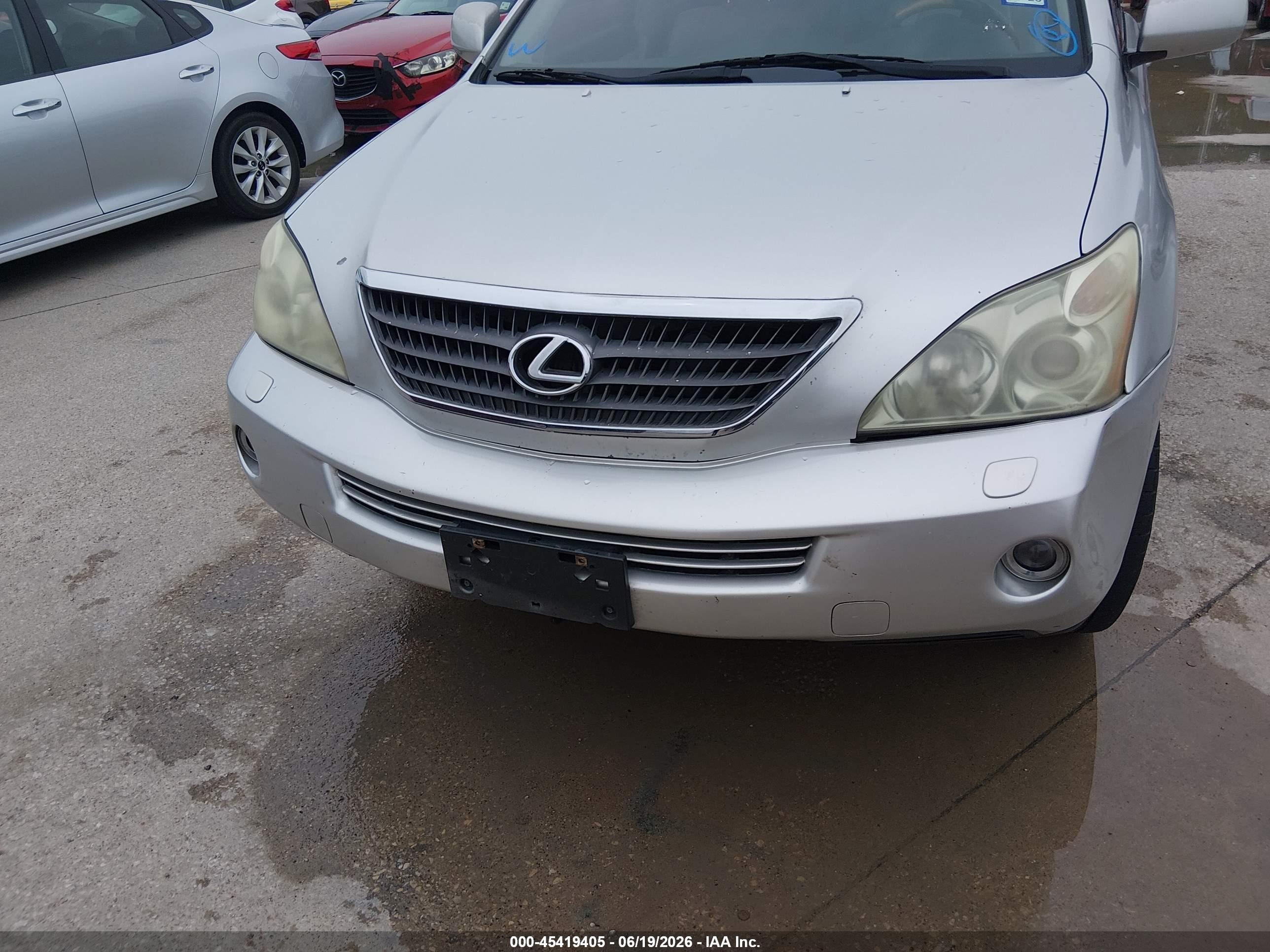 2007 Lexus Rx 400h   Silver vin: JTJHW31U772011075