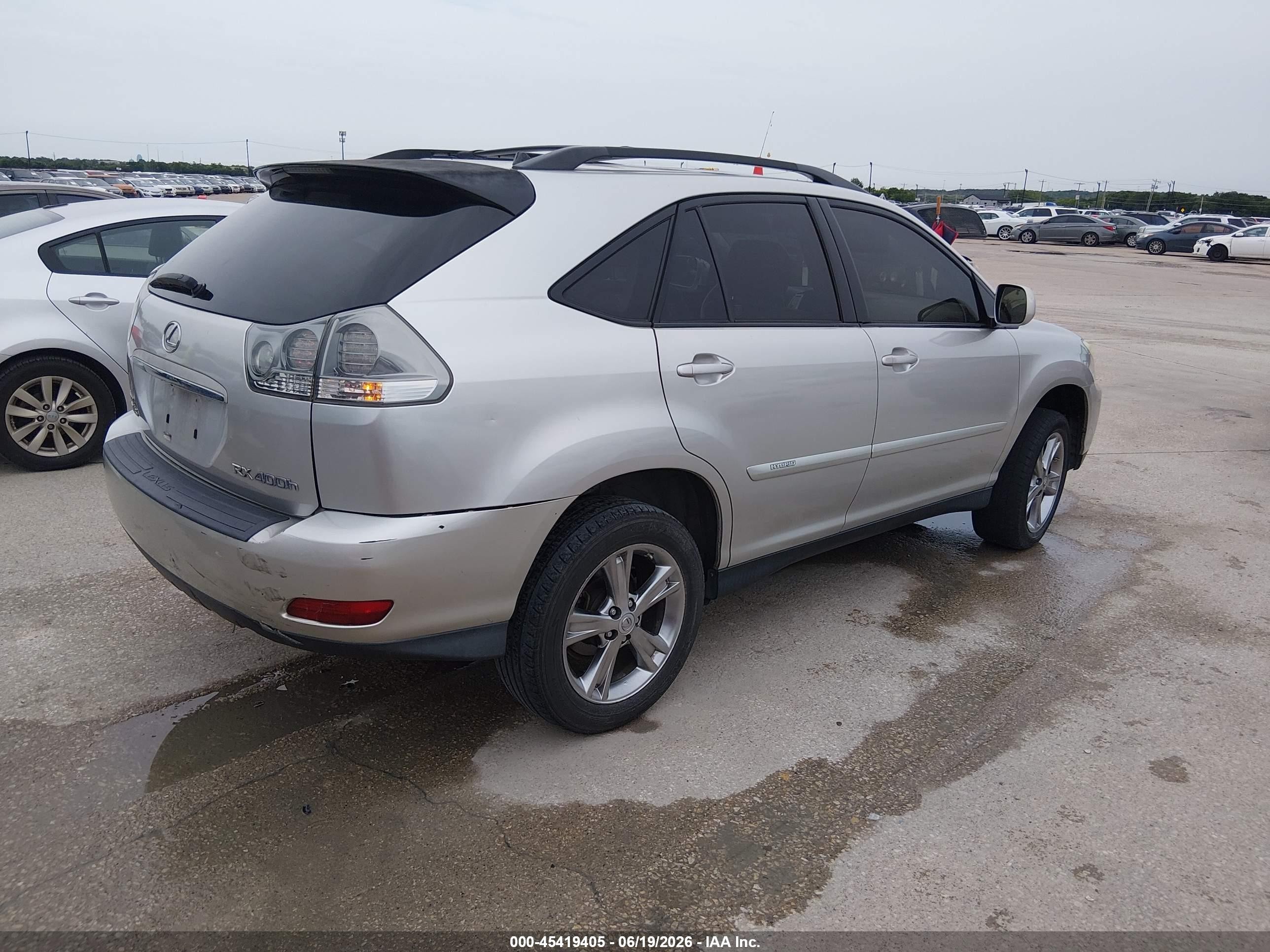 2007 Lexus Rx 400h   Silver vin: JTJHW31U772011075