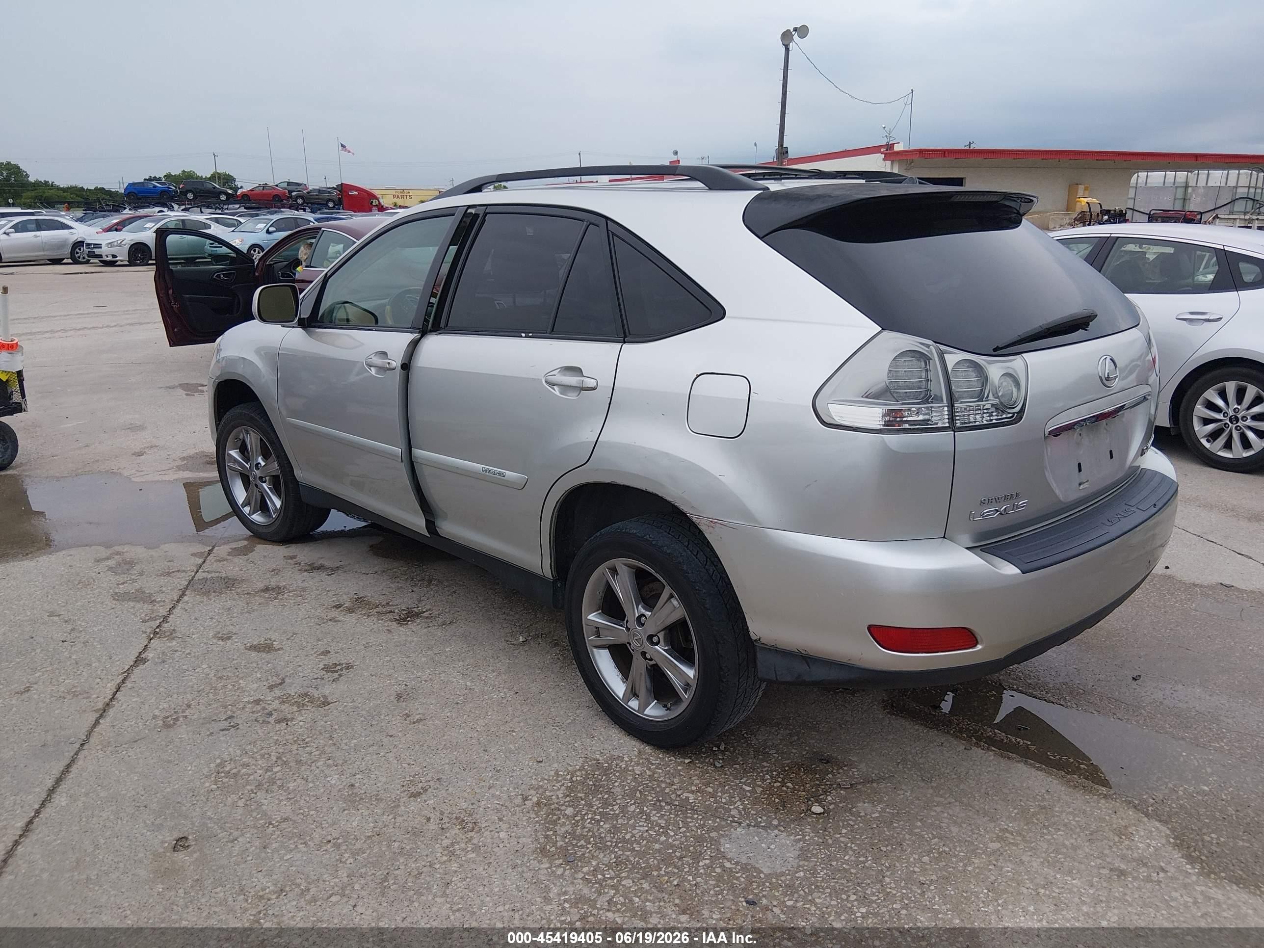 2007 Lexus Rx 400h   Silver vin: JTJHW31U772011075