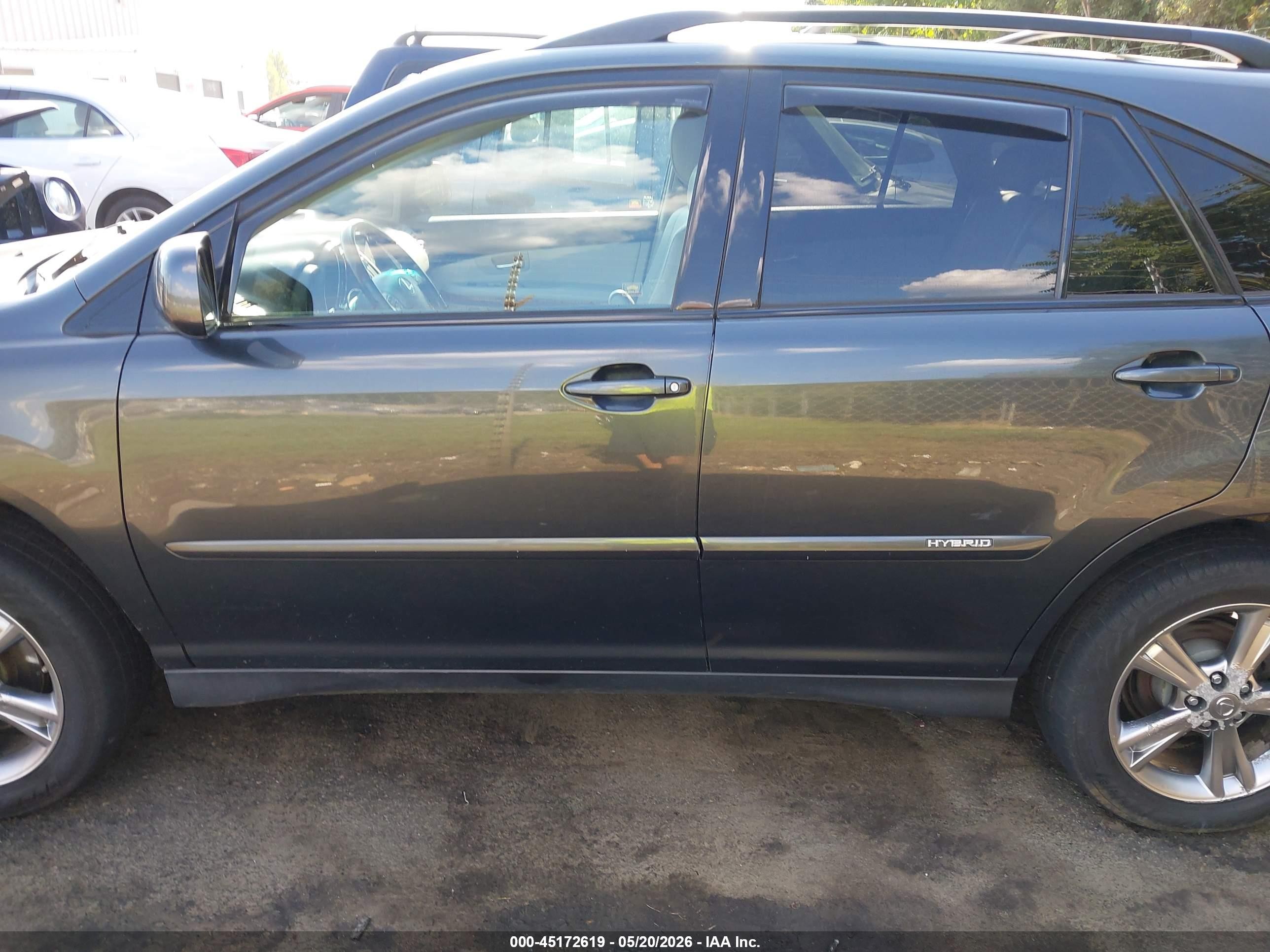 2007 Lexus Rx 400h   Gray vin: JTJHW31U772034601