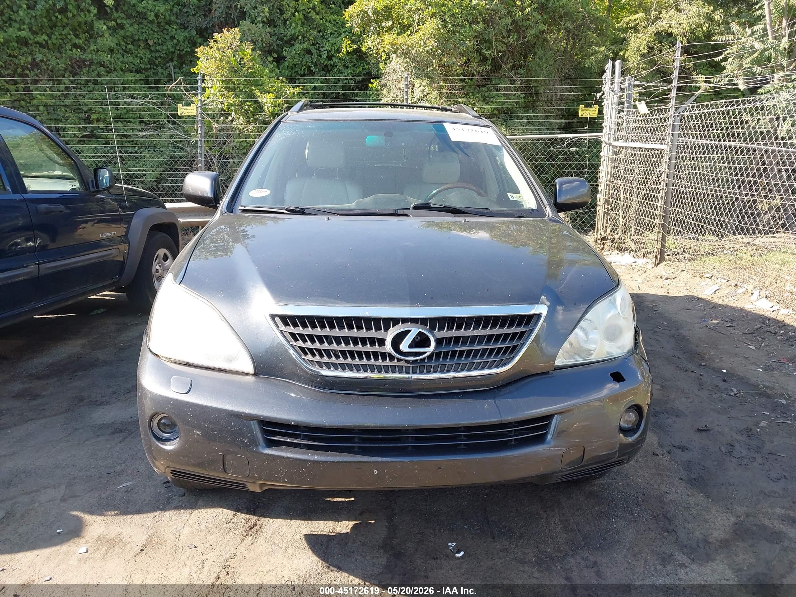 2007 Lexus Rx 400h   Gray vin: JTJHW31U772034601