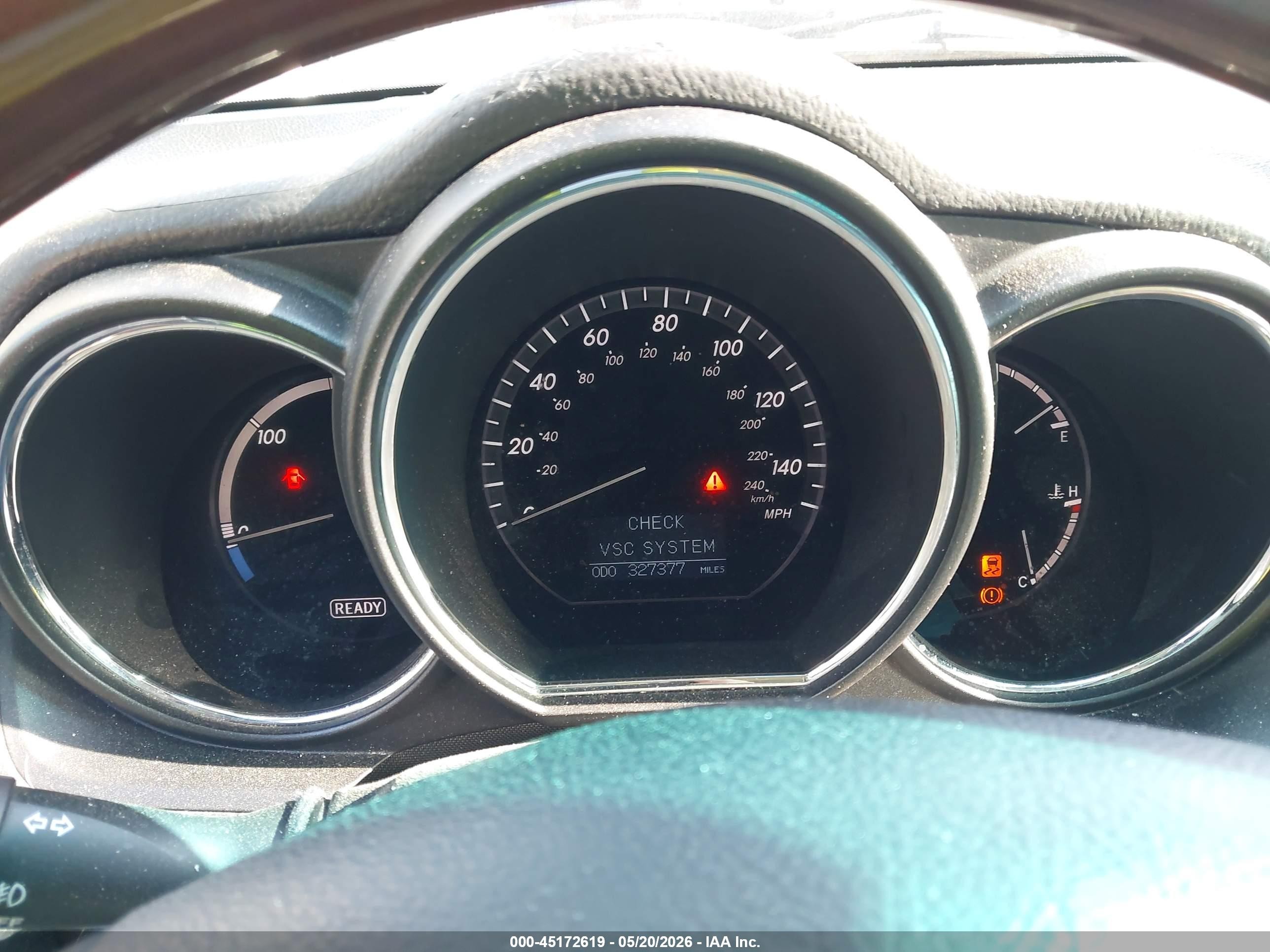 2007 Lexus Rx 400h   Gray vin: JTJHW31U772034601