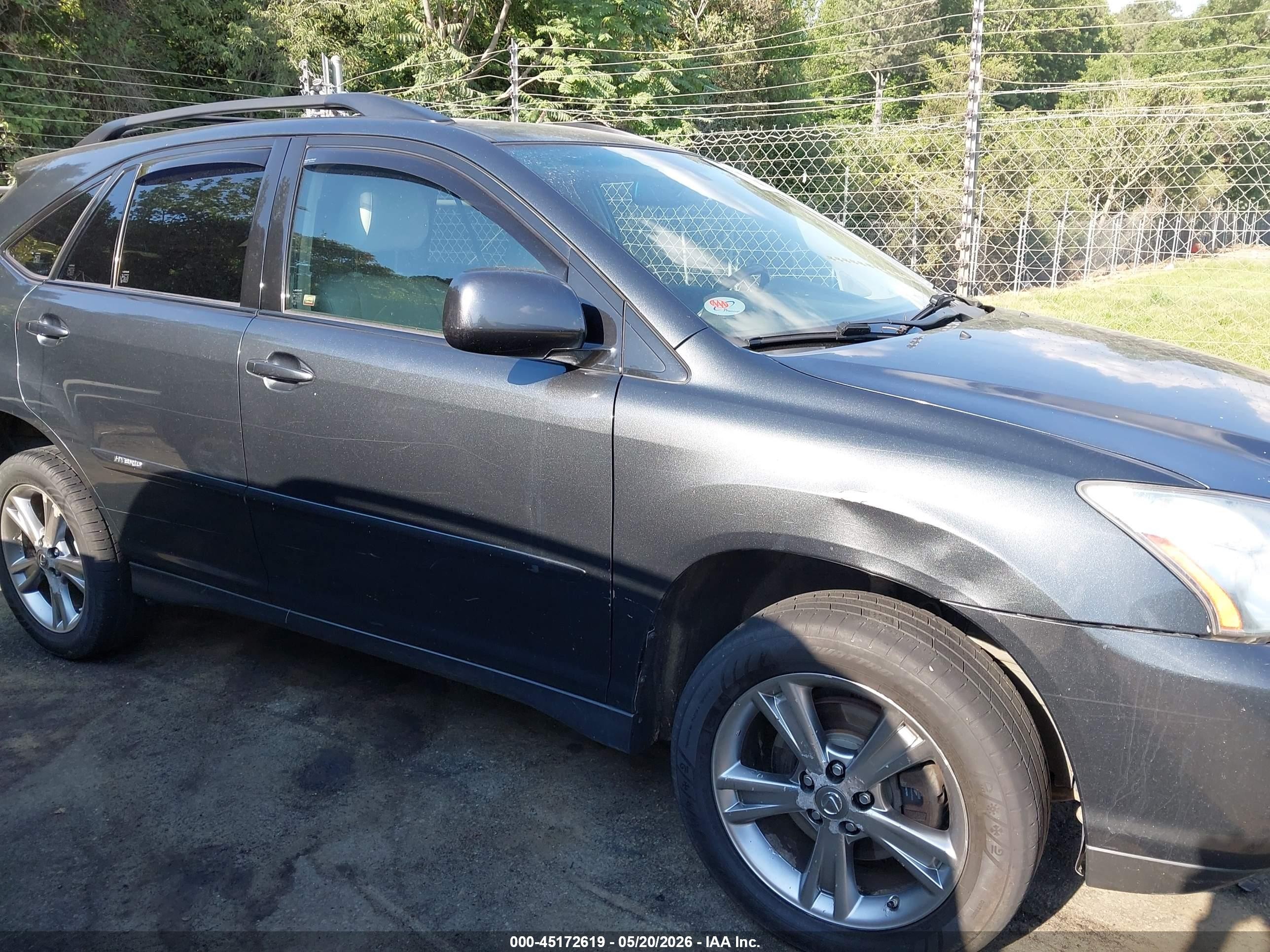 2007 Lexus Rx 400h   Gray vin: JTJHW31U772034601