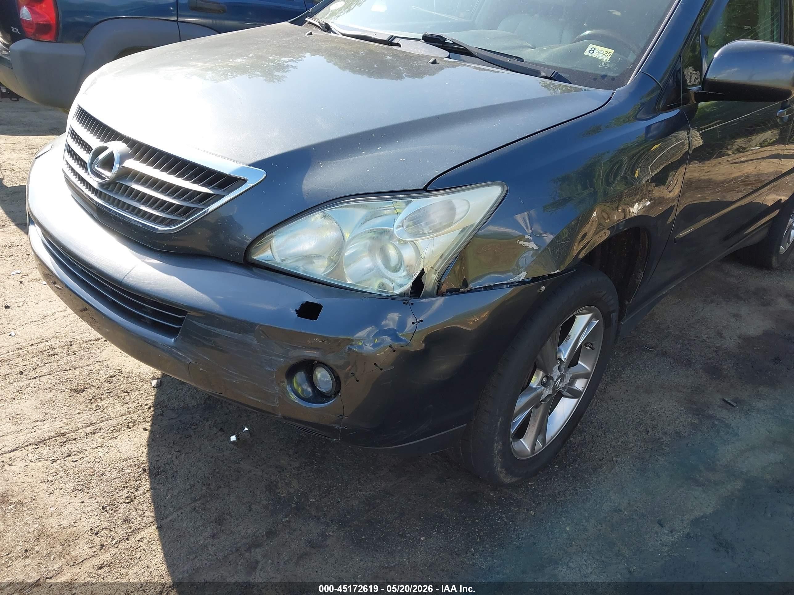 2007 Lexus Rx 400h   Gray vin: JTJHW31U772034601