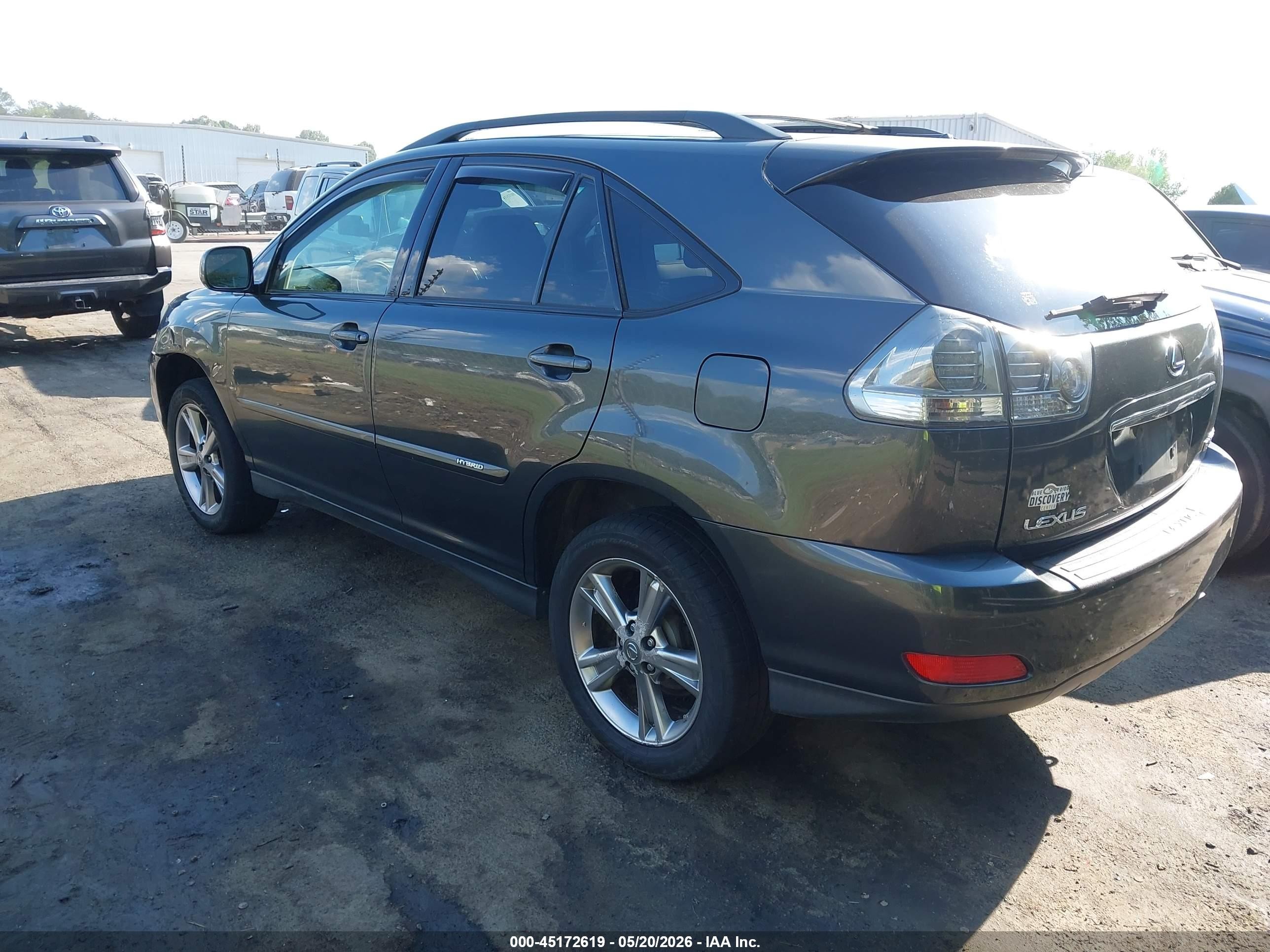 2007 Lexus Rx 400h   Gray vin: JTJHW31U772034601