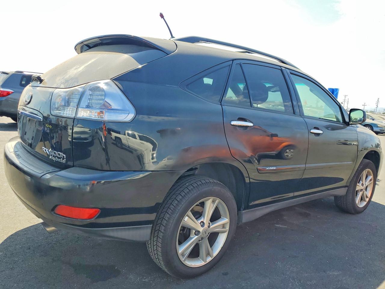 2008 Lexus Rx 400h Black vin: JTJHW31U782061010