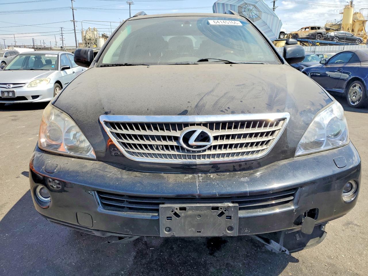 2008 Lexus Rx 400h Black vin: JTJHW31U782061010