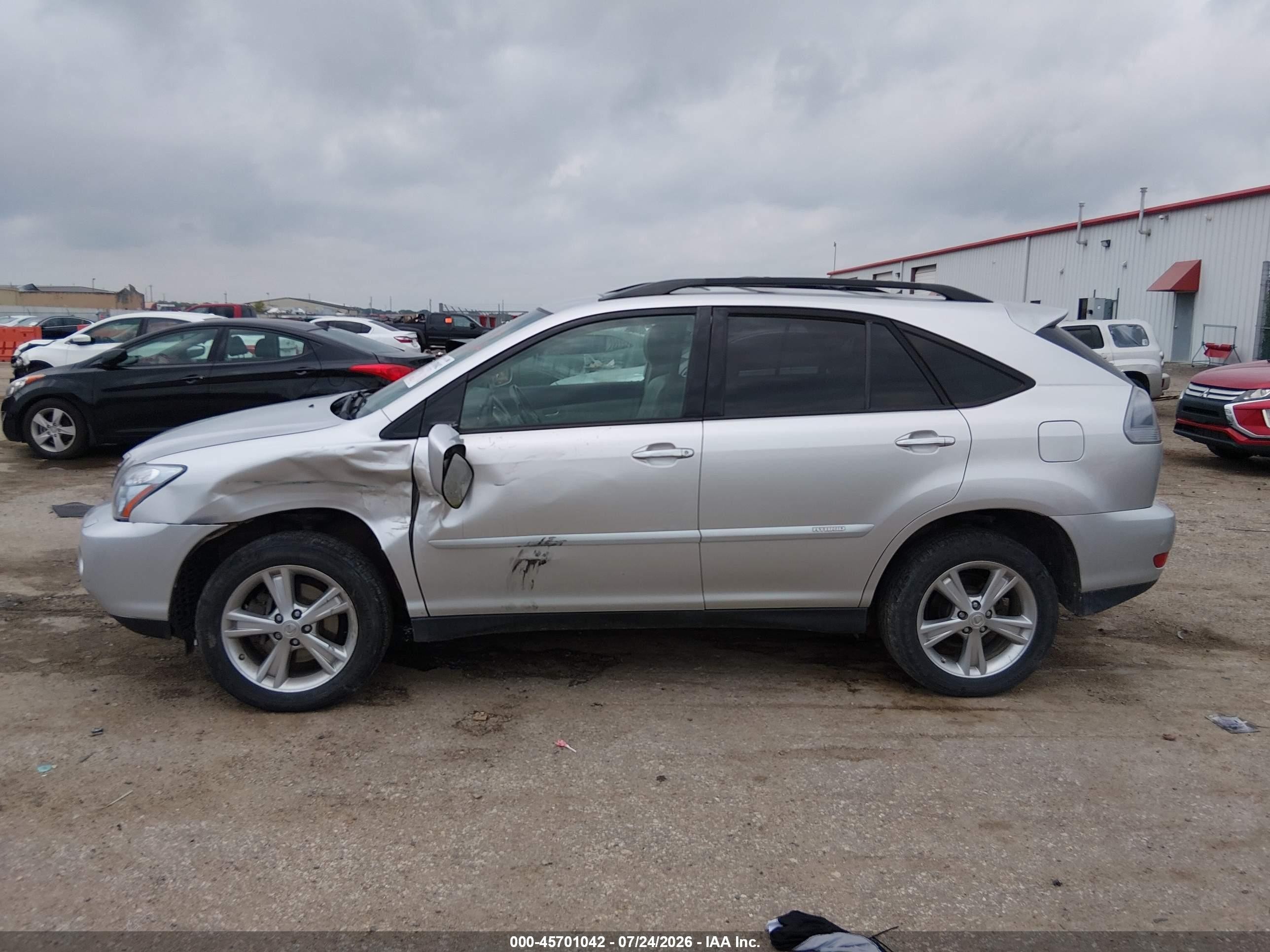 2008 Lexus Rx 400h   Silver vin: JTJHW31U782862178