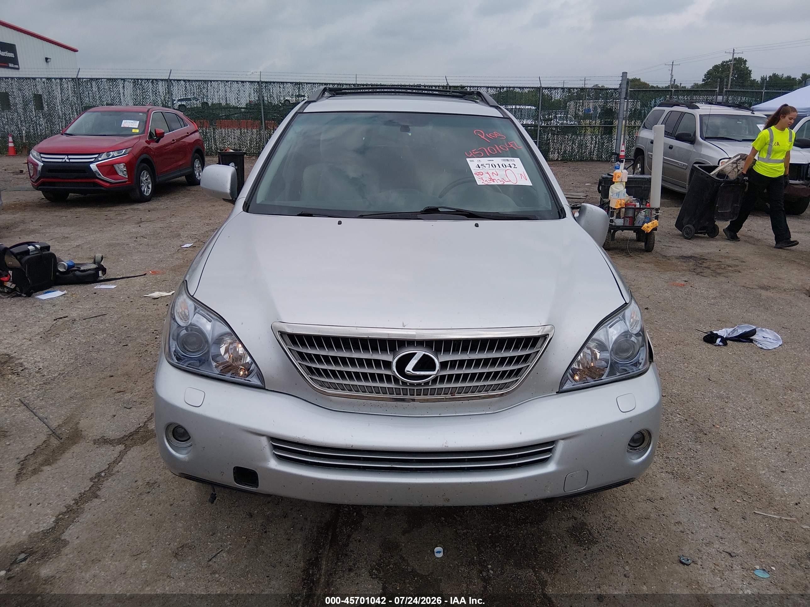 2008 Lexus Rx 400h   Silver vin: JTJHW31U782862178