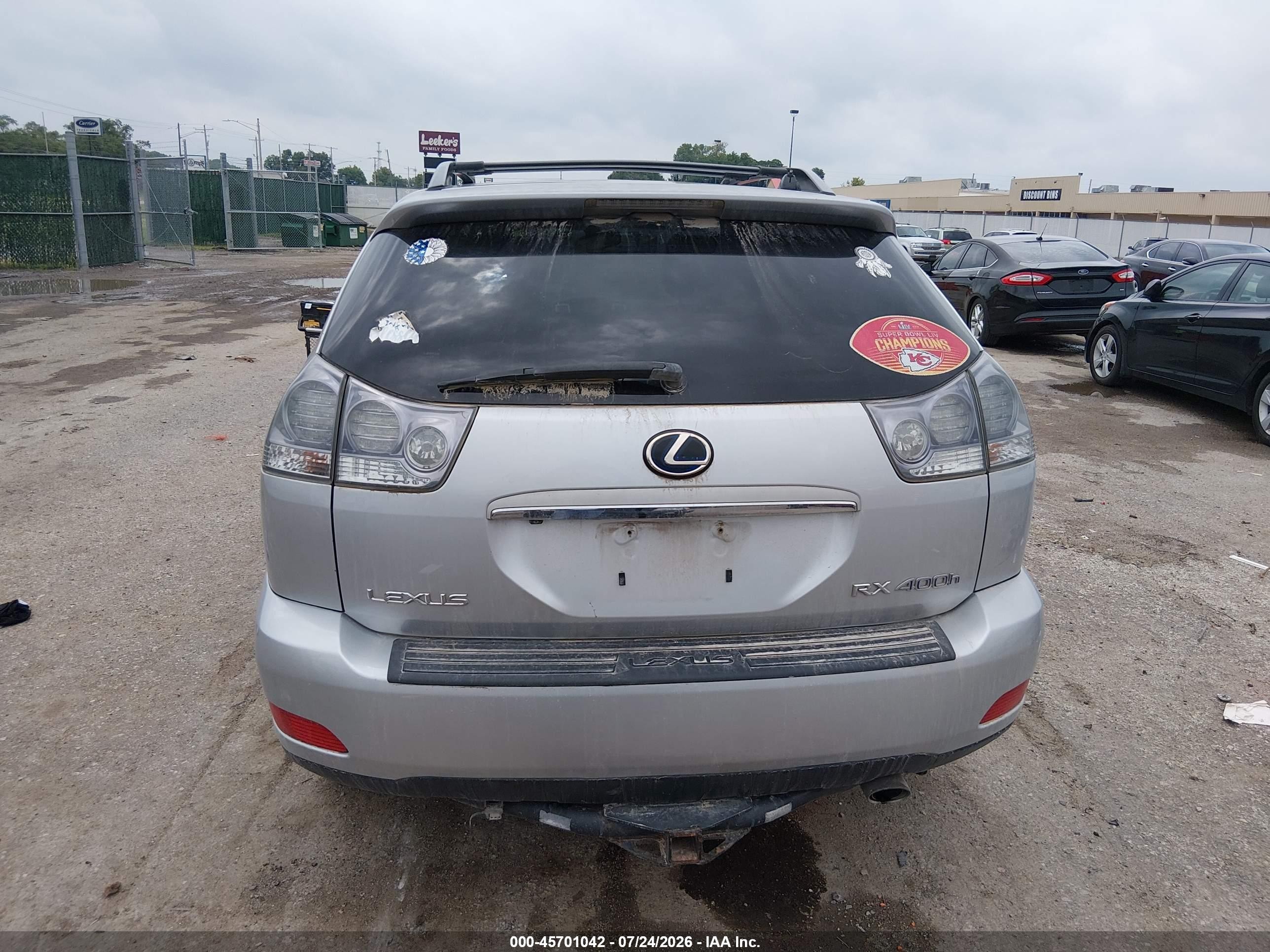 2008 Lexus Rx 400h   Silver vin: JTJHW31U782862178