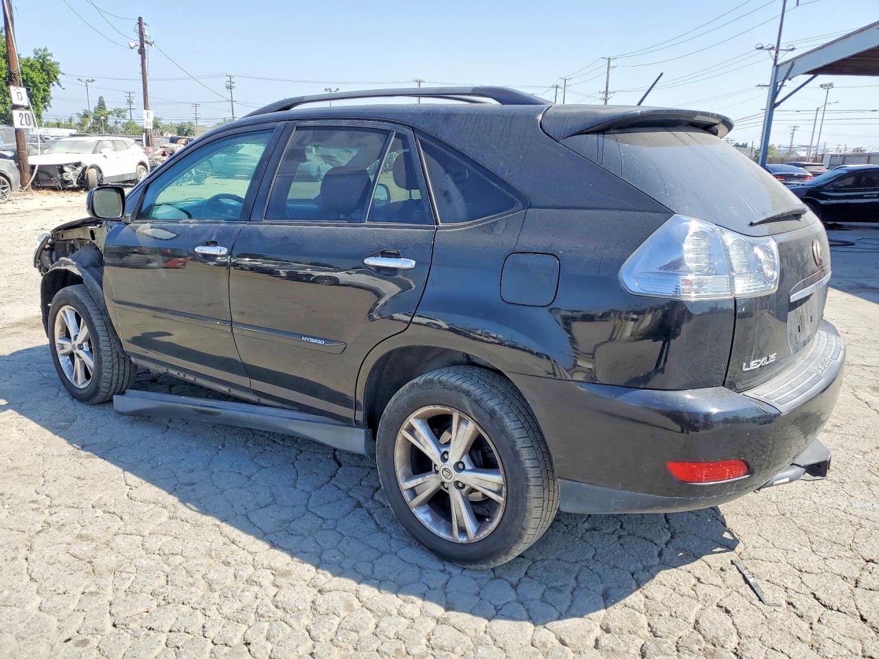 2008 Lexus Rx 400h Black vin: JTJHW31U782863167