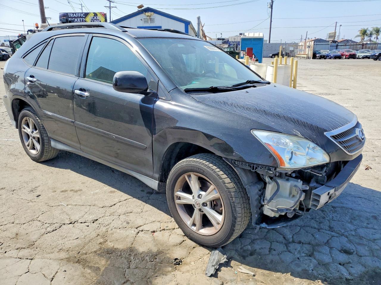 2008 Lexus Rx 400h Black vin: JTJHW31U782863167