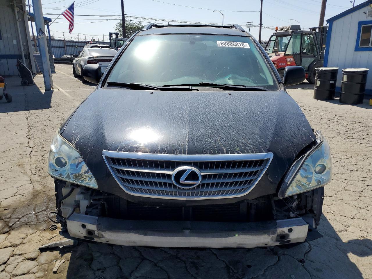2008 Lexus Rx 400h Black vin: JTJHW31U782863167