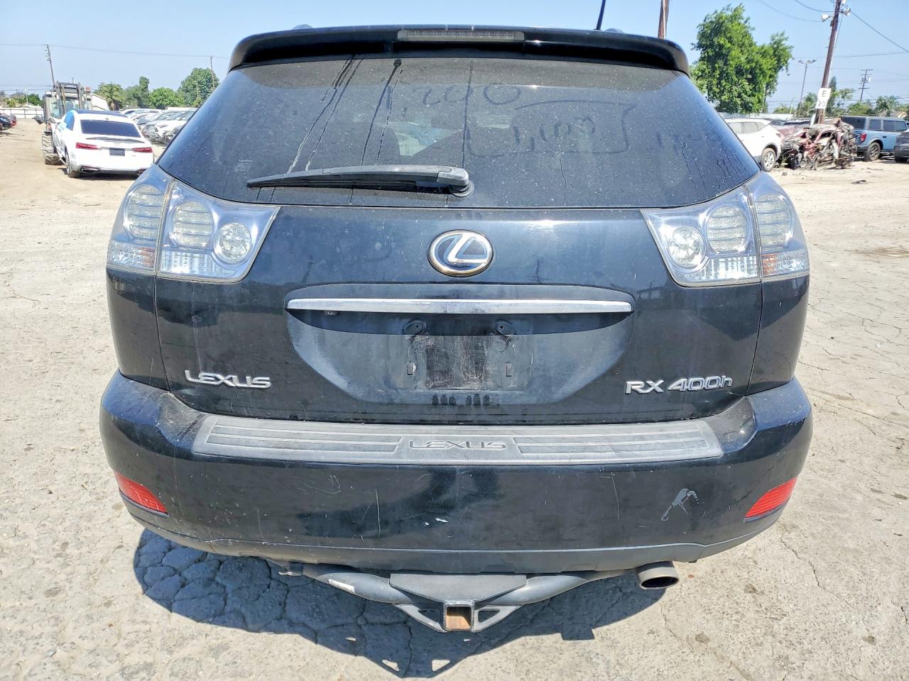 2008 Lexus Rx 400h Black vin: JTJHW31U782863167