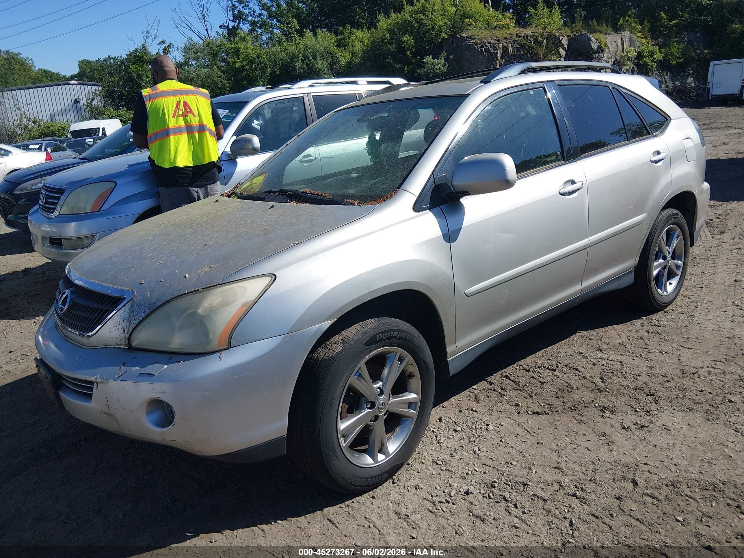 2006 Lexus Rx 400h   Gray vin: JTJHW31U860037632