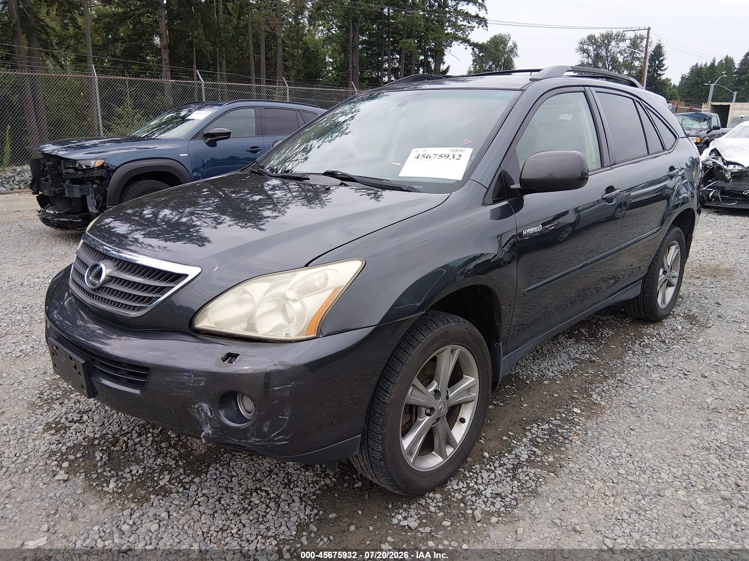 2006 Lexus Rx 400h   Gray vin: JTJHW31U860048081