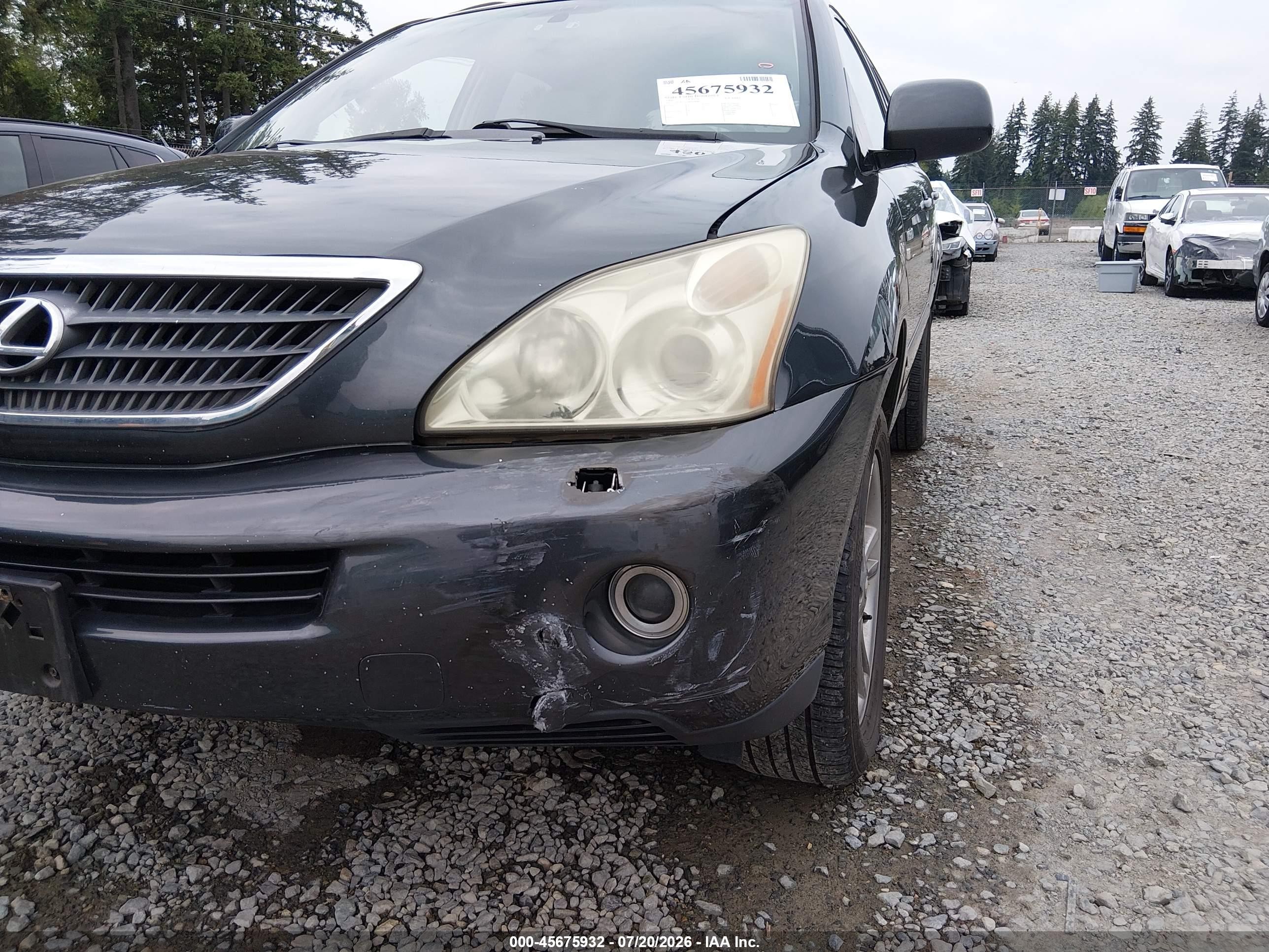 2006 Lexus Rx 400h   Gray vin: JTJHW31U860048081