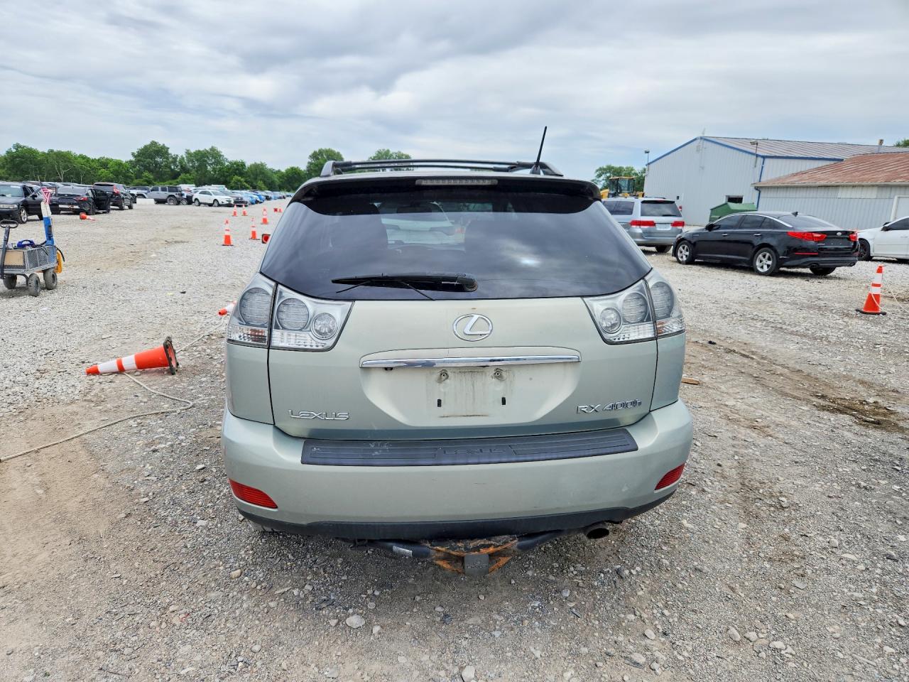 2007 Lexus Rx 400h Silver vin: JTJHW31U872008282