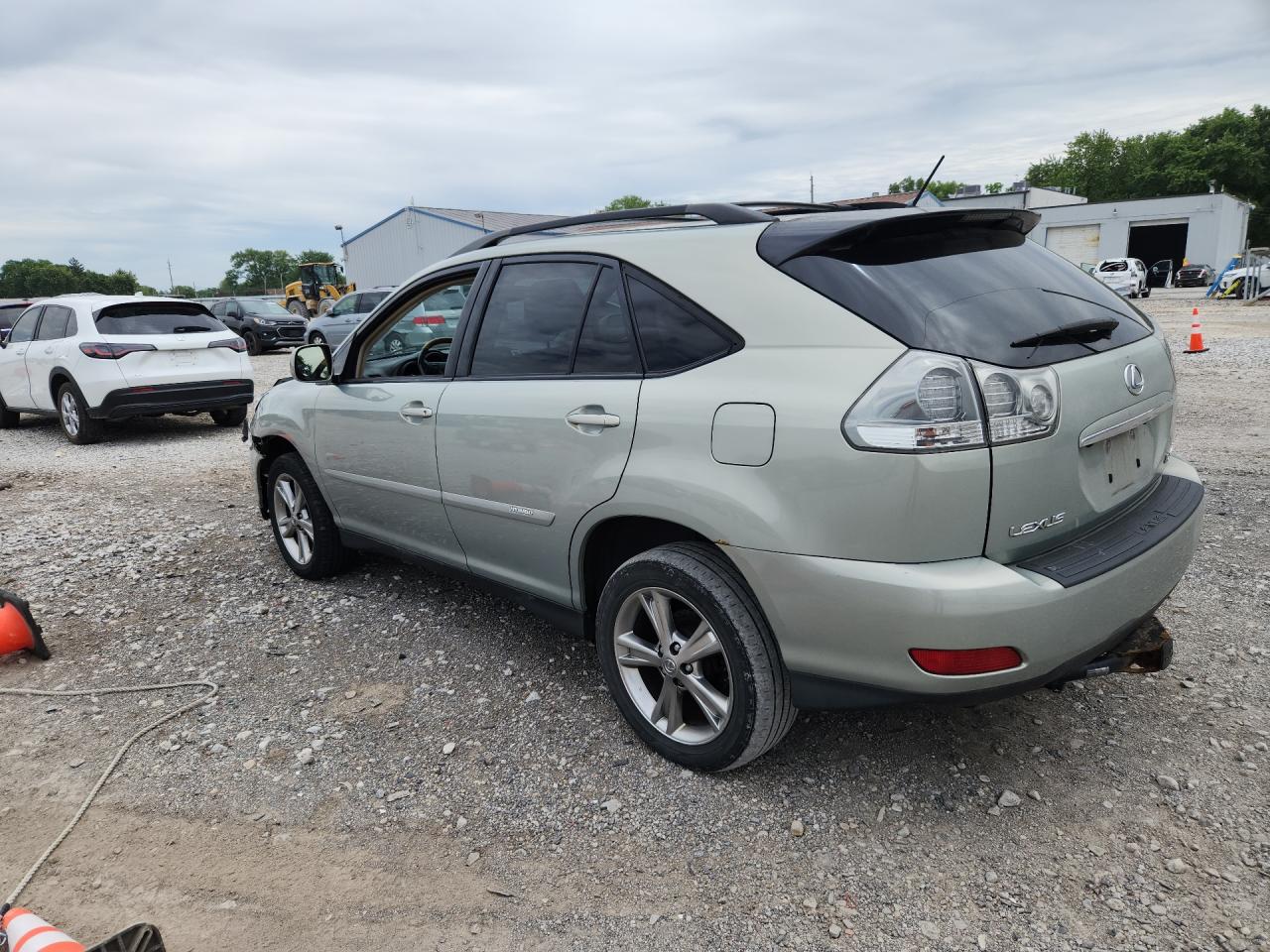 2007 Lexus Rx 400h Silver vin: JTJHW31U872008282