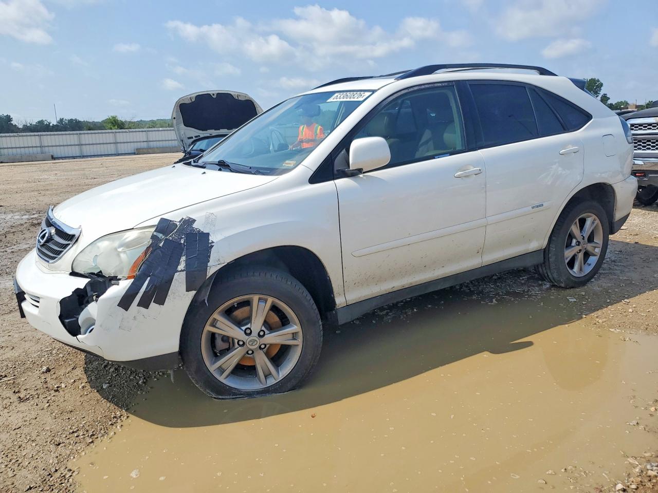 2007 Lexus Rx 400h Белый vin: JTJHW31U872014227