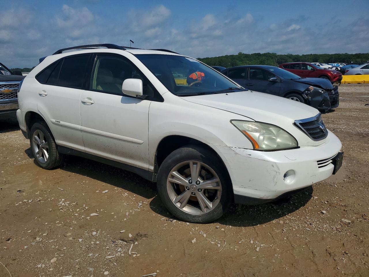 2007 Lexus Rx 400h Белый vin: JTJHW31U872014227