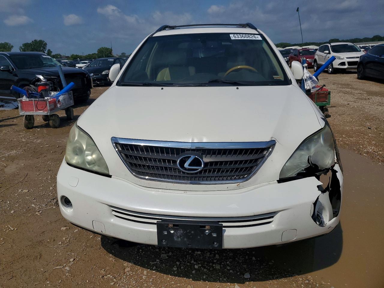 2007 Lexus Rx 400h Белый vin: JTJHW31U872014227