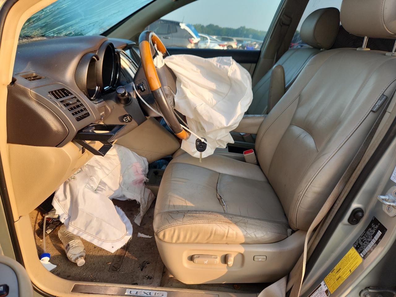 2007 Lexus Rx 400h Cream vin: JTJHW31U872031898