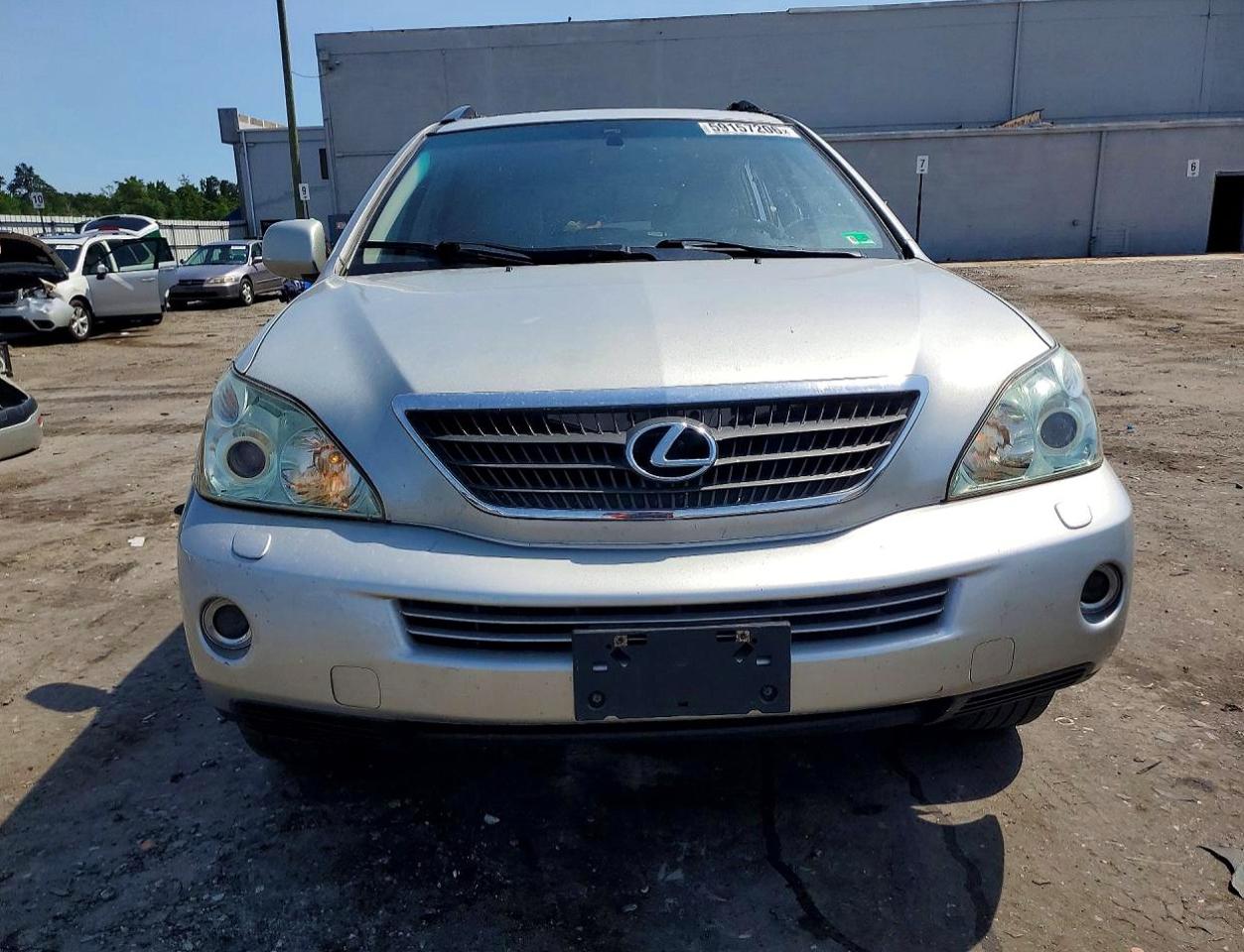 2007 Lexus Rx 400h Silver vin: JTJHW31U872033666