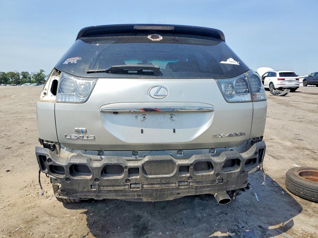 2007 Lexus Rx 400h Silver vin: JTJHW31U872033666