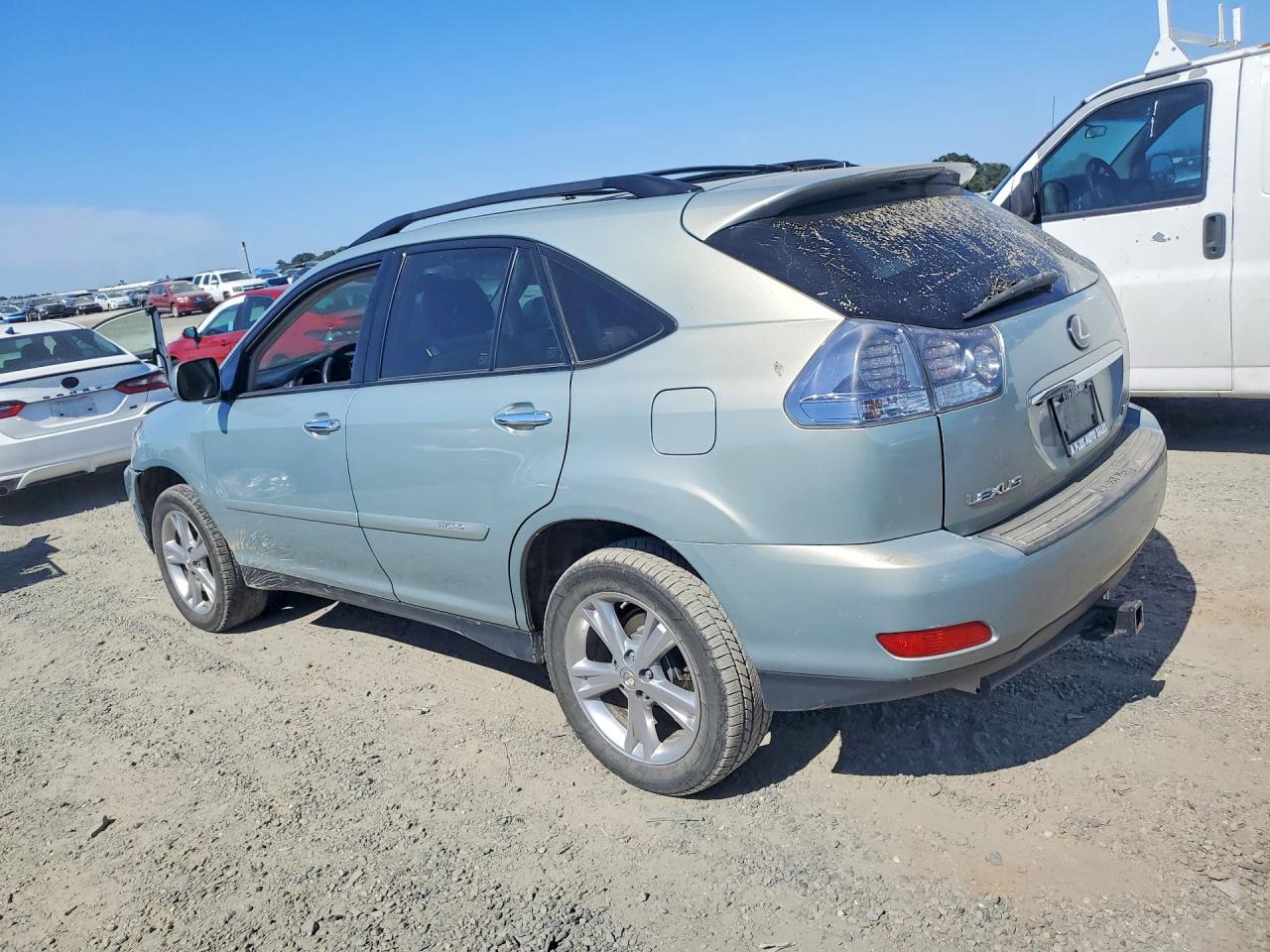2008 Lexus Rx 400h Silver vin: JTJHW31U882046161