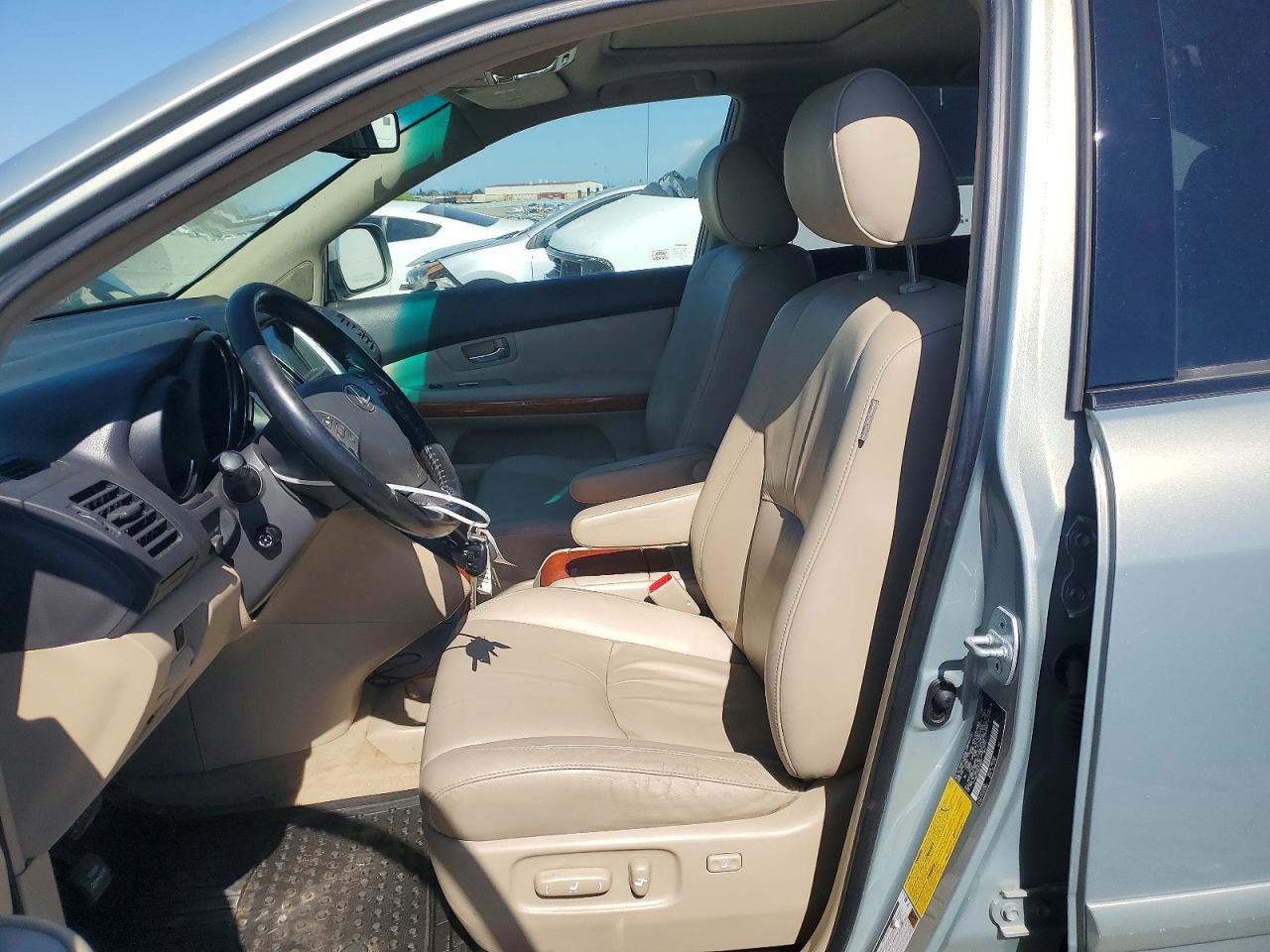 2008 Lexus Rx 400h Silver vin: JTJHW31U882046161